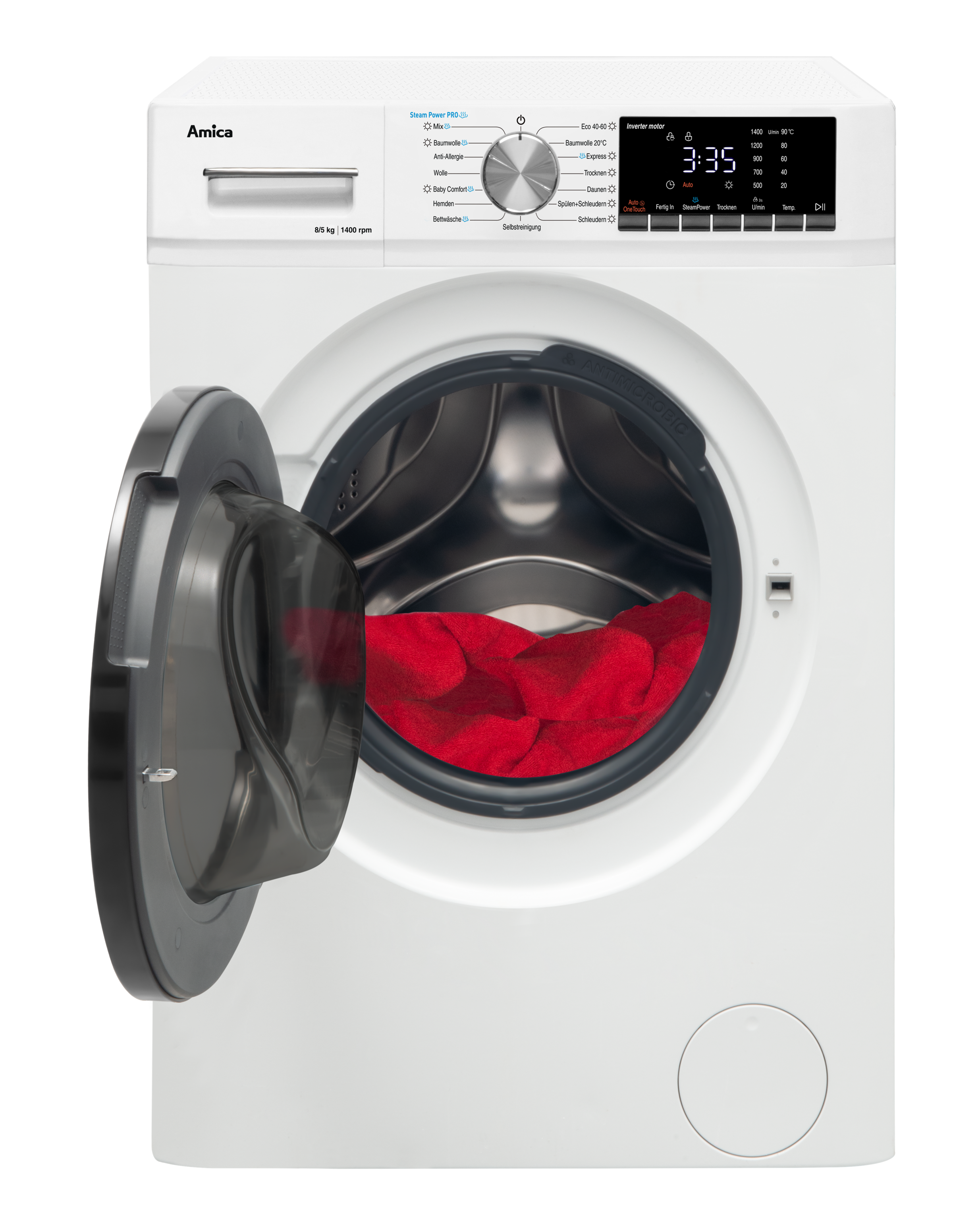 Amica Waschtrockner »WAT 404 600« 8 kg /8 kg 76 dB(A) Waschen & Trocknen in einem – maximaler Komfort