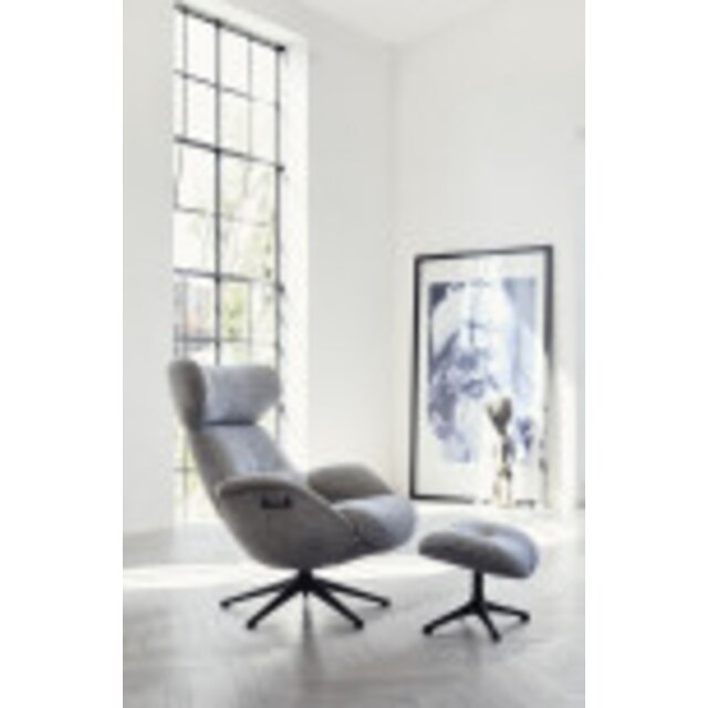 FLEXLUX Relaxsessel »Relaxchairs More«, Premium Komfort, Rücken- &  Kopfteilverstellung, drehbar, Fuß schwarz | BAUR
