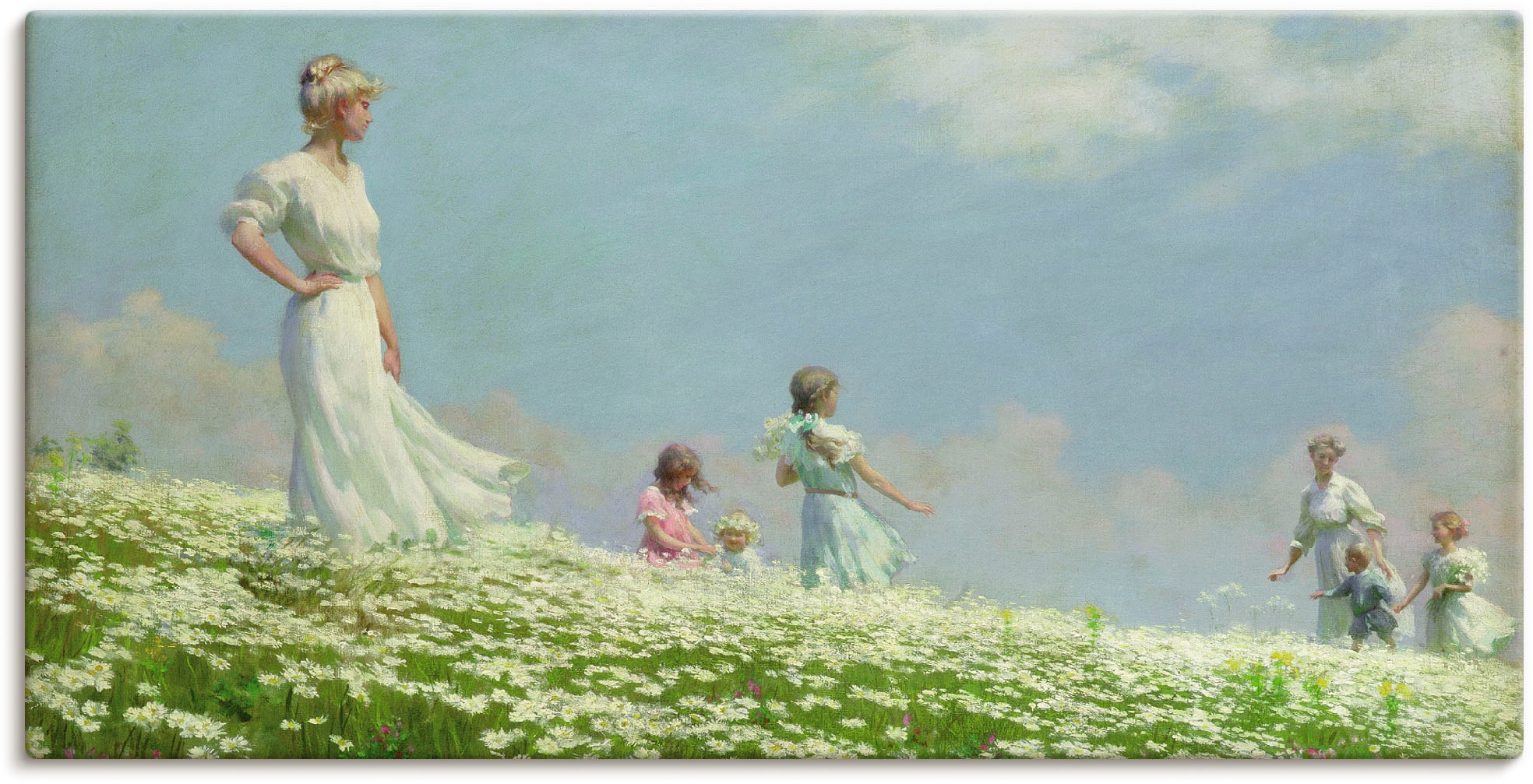 Artland Wandbild "Sommer. 1906" Gruppen & Familien 1 Stk. tlg. als Leinwand günstig online kaufen