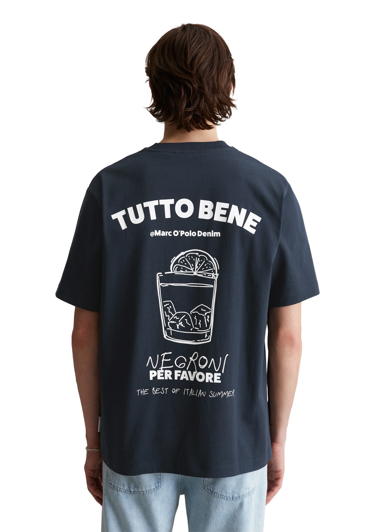 Marc OPolo DENIM T-Shirt, Rückenprint, oversized günstig online kaufen