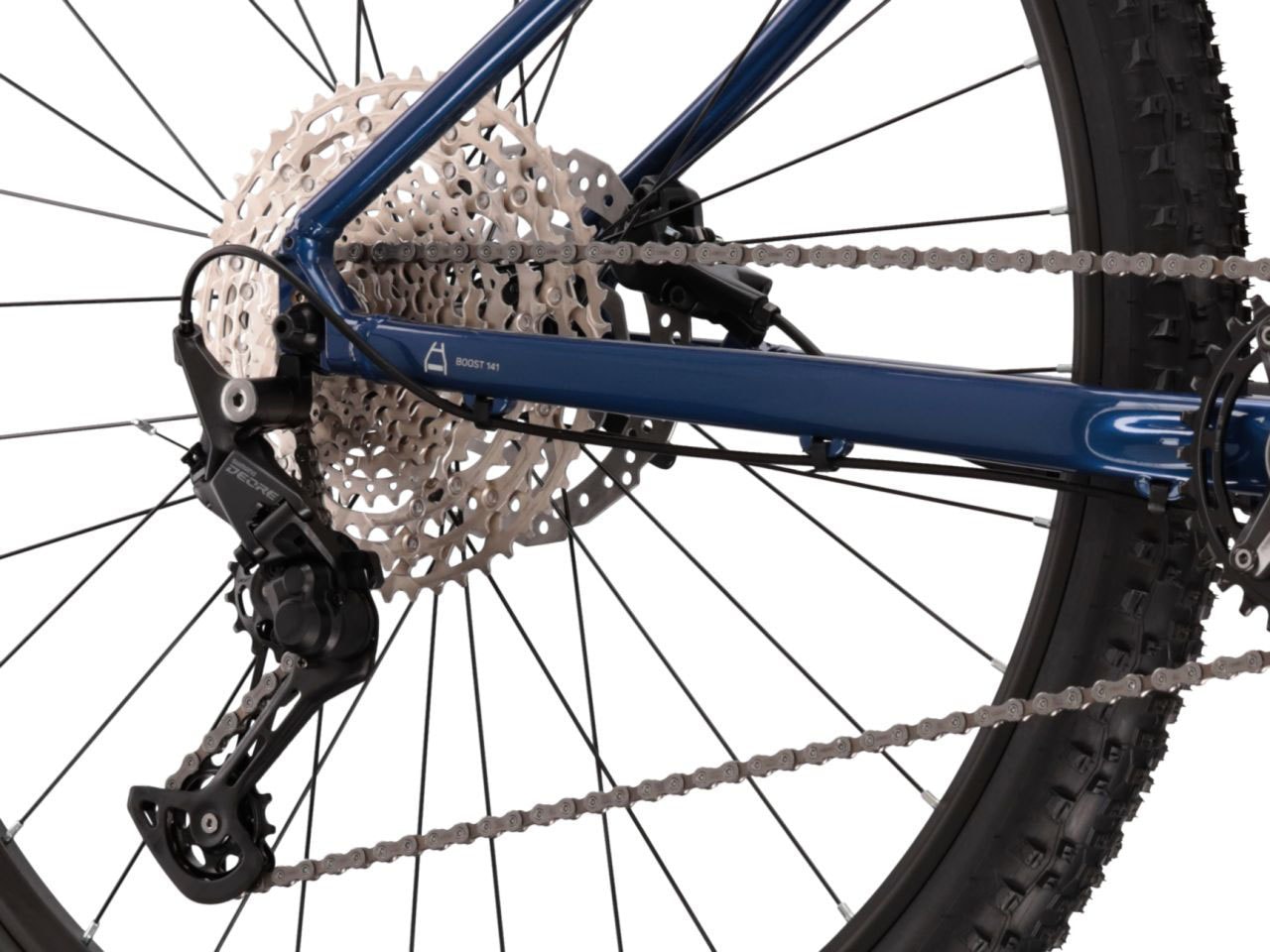 Kross Mountainbike »KROSS MTB Hardtail Level 5.0 29" blau 11 Gänge«, 11 Gang, Shimano, DEORE M5100 Schaltwerk, Kettenschaltung