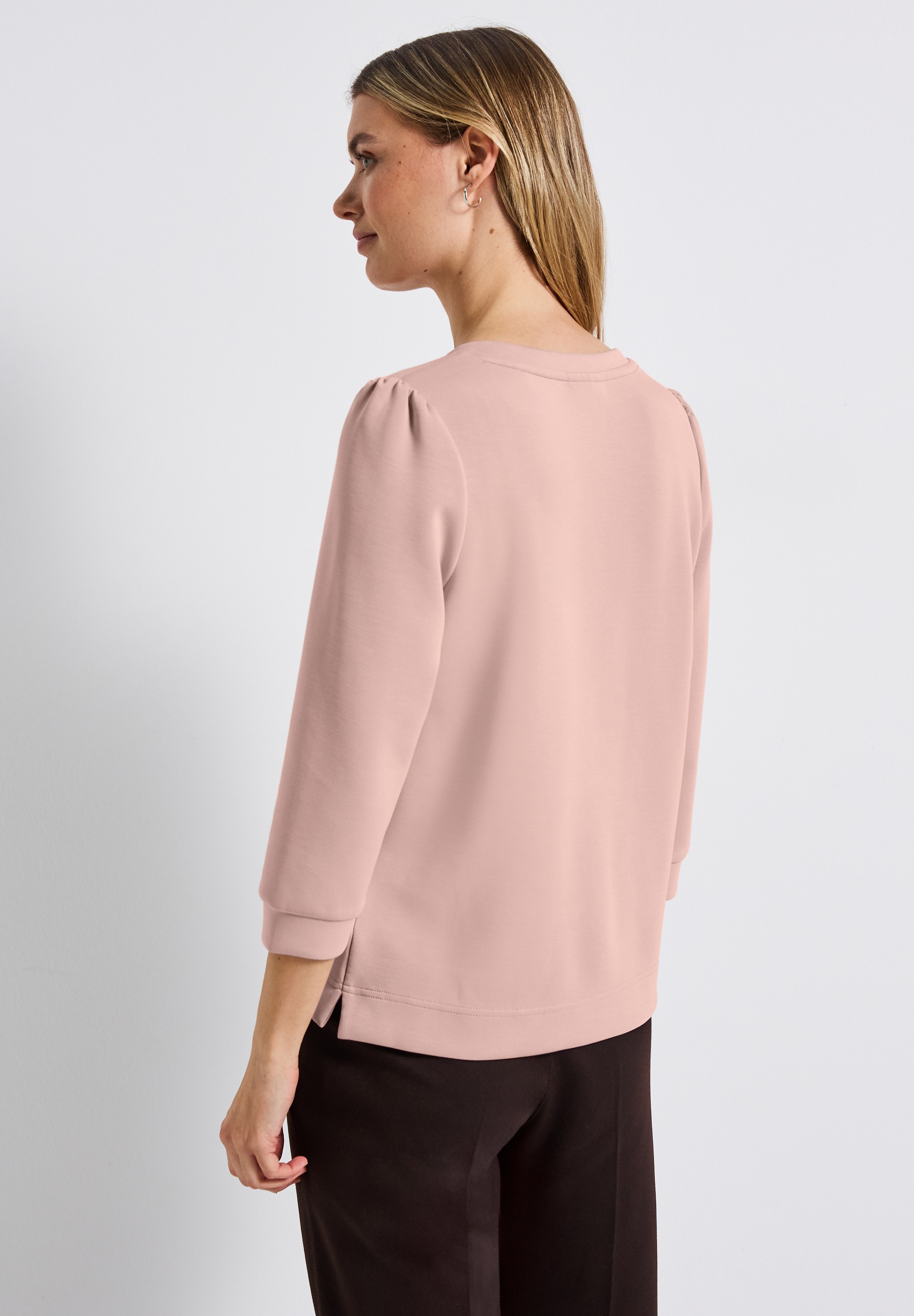 STREET ONE 3/4-Arm-Shirt, mit Raffungen an den Schultern