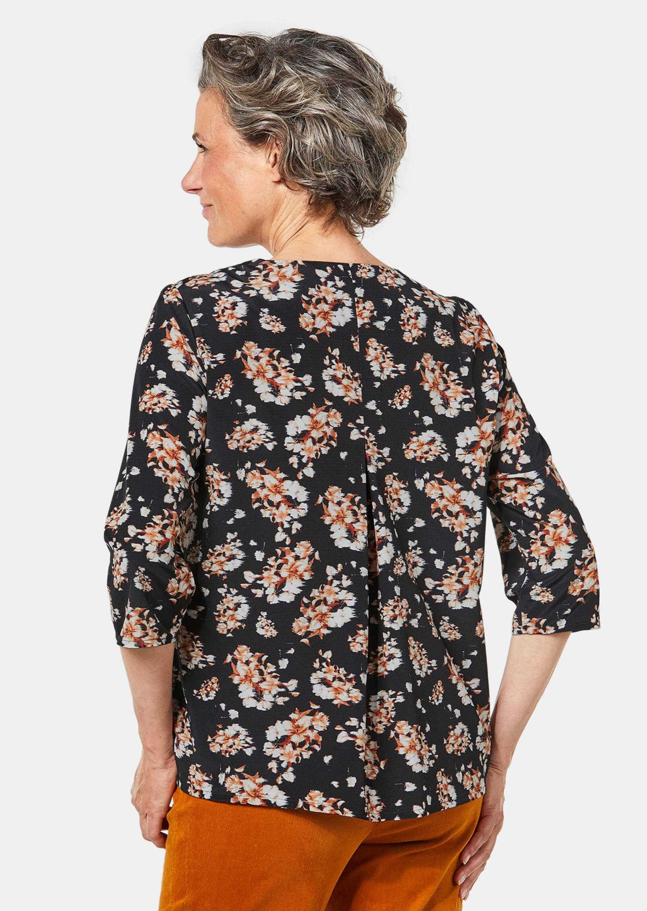 GOLDNER Druckbluse »Druckbluse Bluse mit Blumendruck«