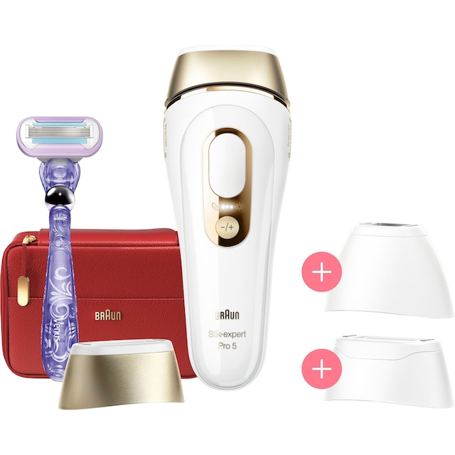 Braun IPL-Haarentferner »Silk-Expert Pro 5 PL5267«, 400.000 Lichtimpulse, Skin  Pro 2.0 Sensor | BAUR