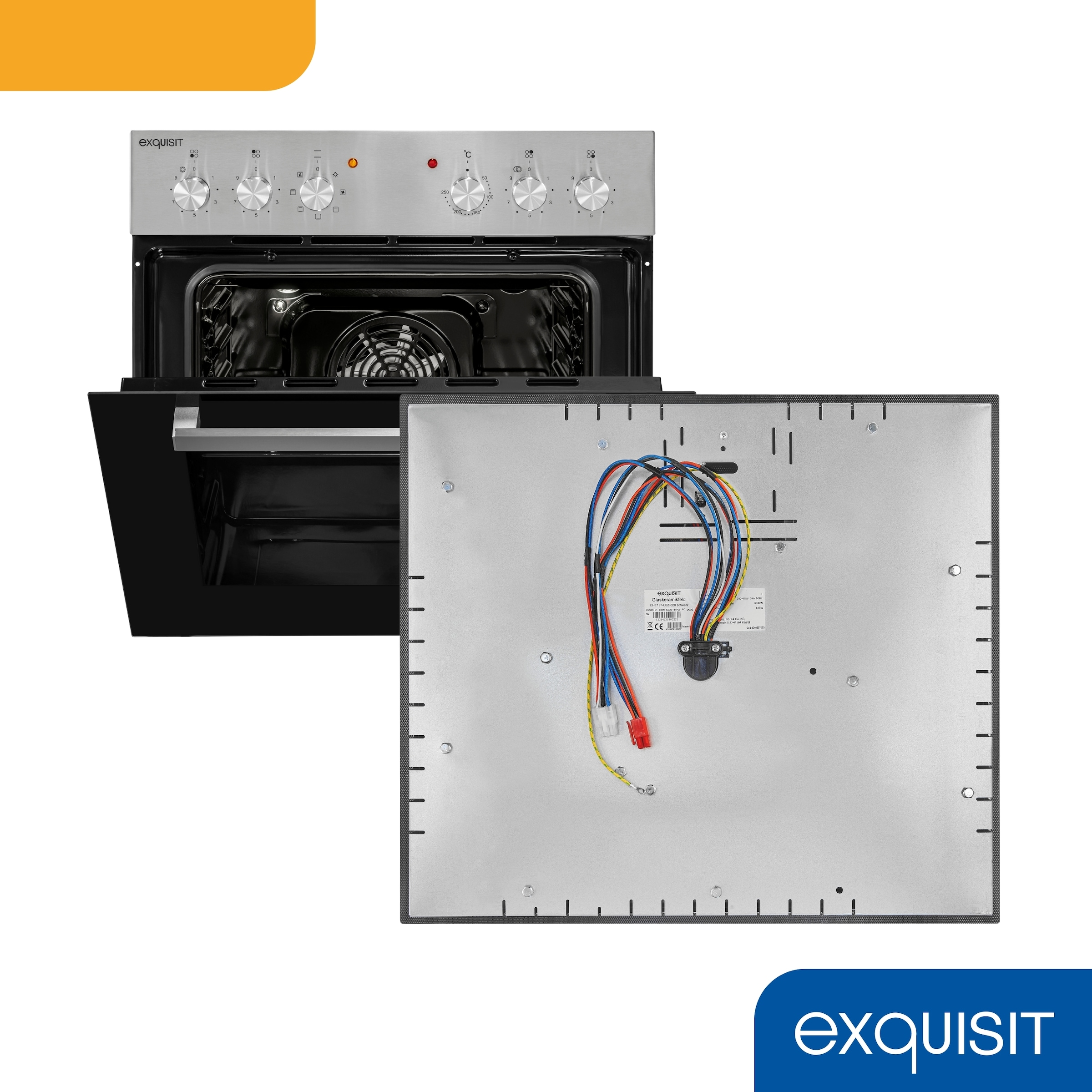 exquisit Elektro-Herd-Set »EHE 156-2.1 UBZ«