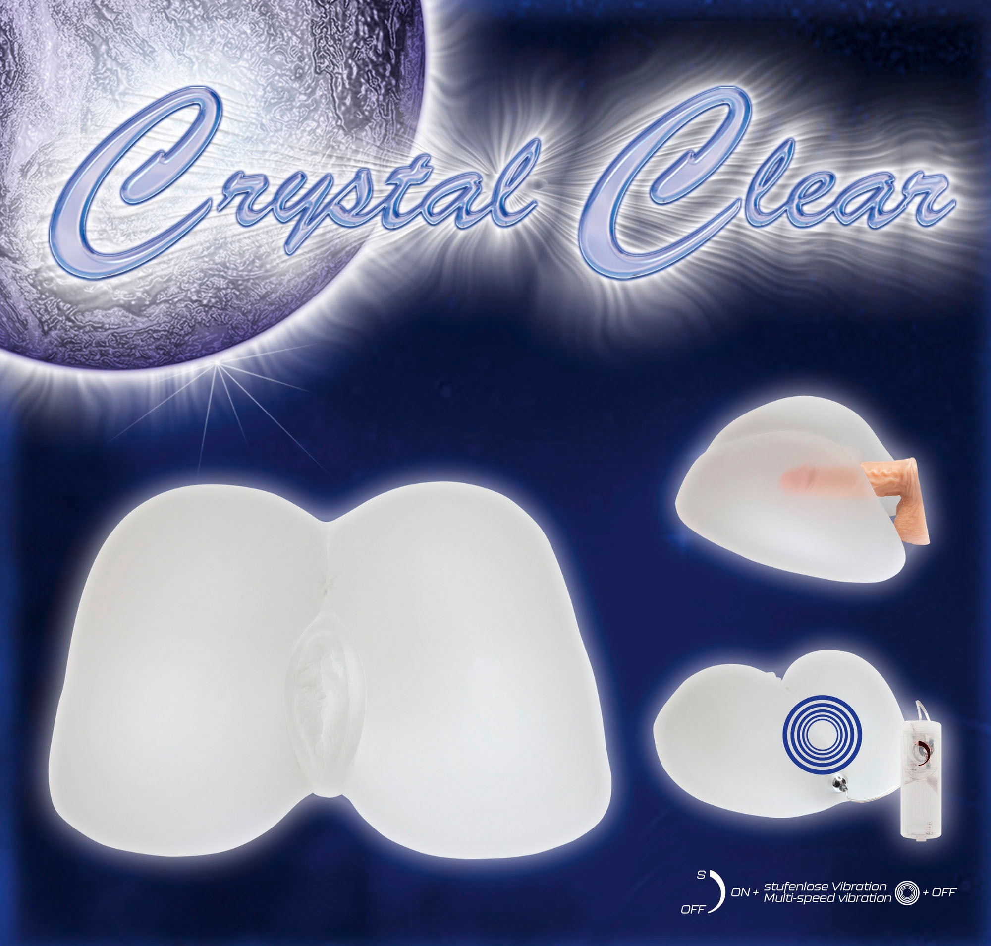 Crystal Clear Masturbator »Crystal Clear Pussy & Ass«
