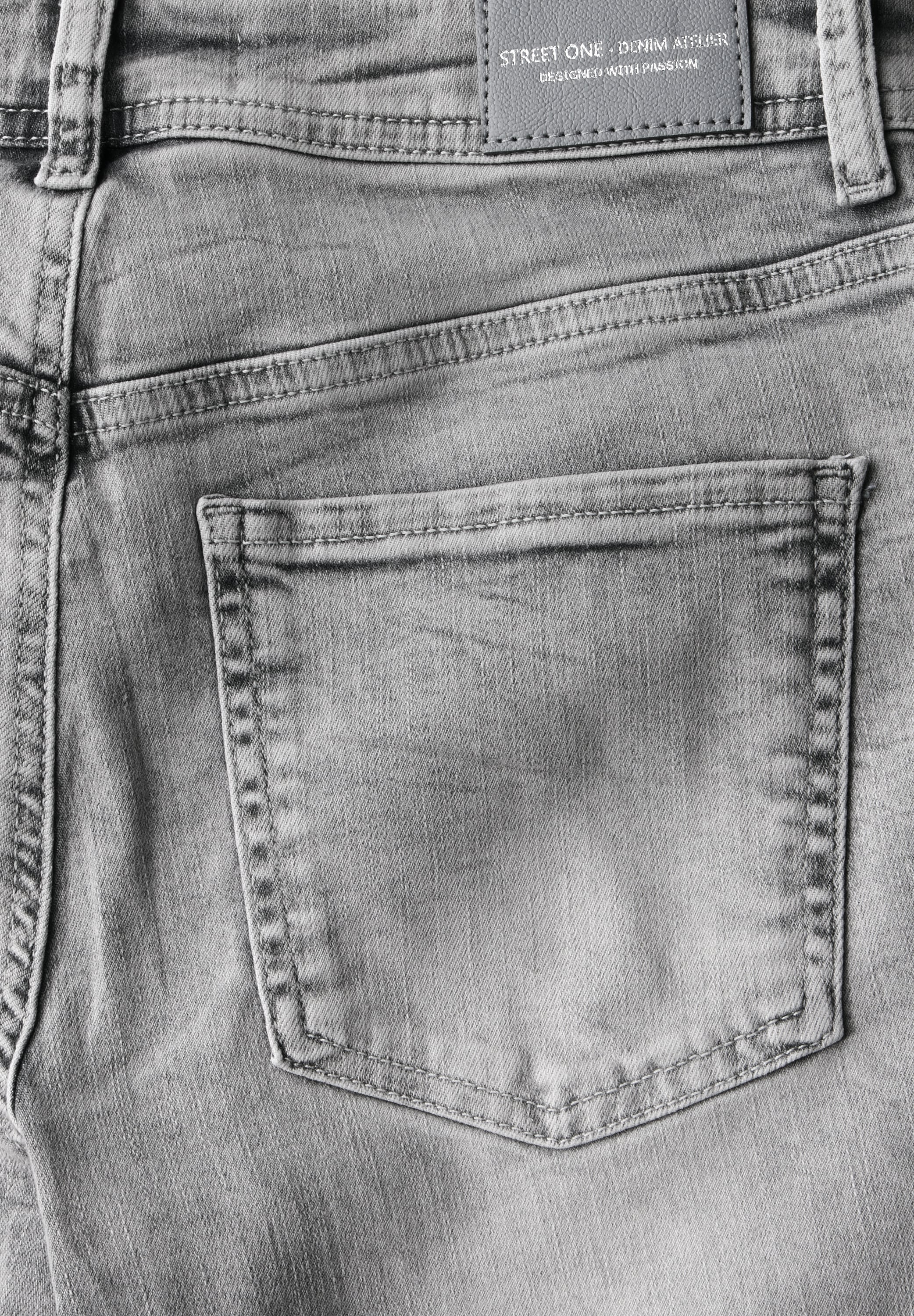 STREET ONE Straight-Jeans, mit Glitzersteine