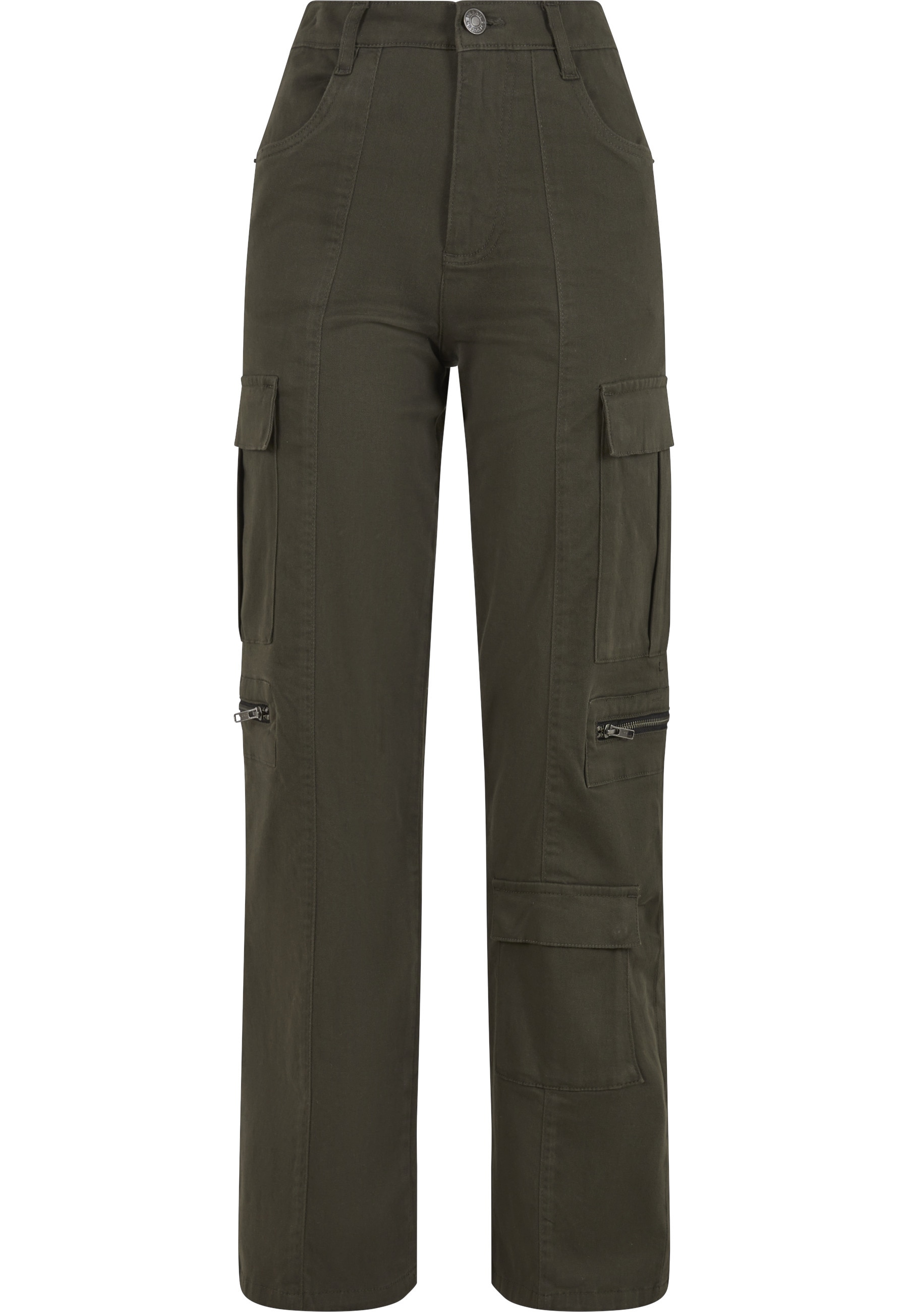 URBAN CLASSICS Stoffhose "Urban Classics Ladies Loose Utility Stretch Twill günstig online kaufen