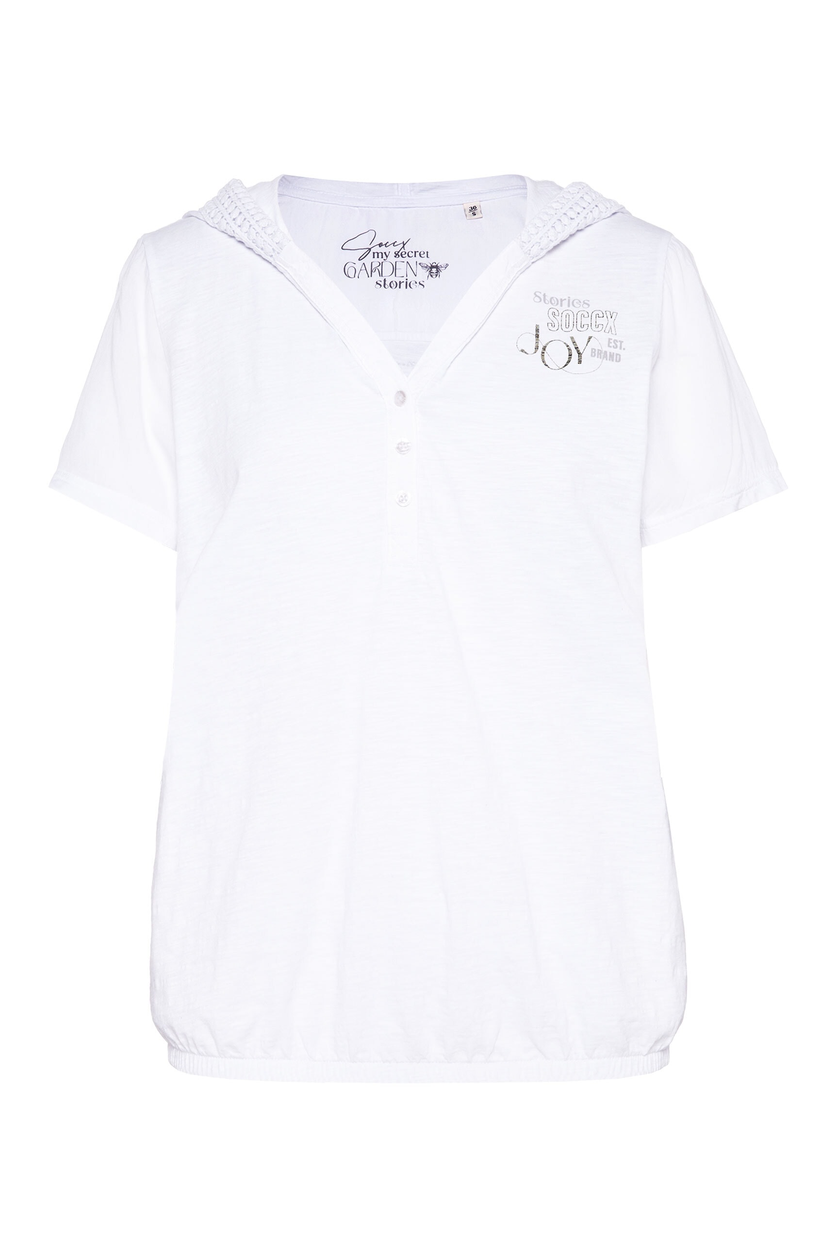 SOCCX Kapuzenshirt, mit Gummizug im Saum