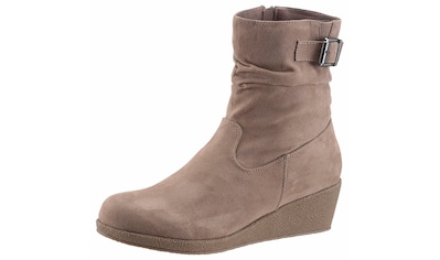 Stiefelette, mit Raffungen am slouchy Schaft