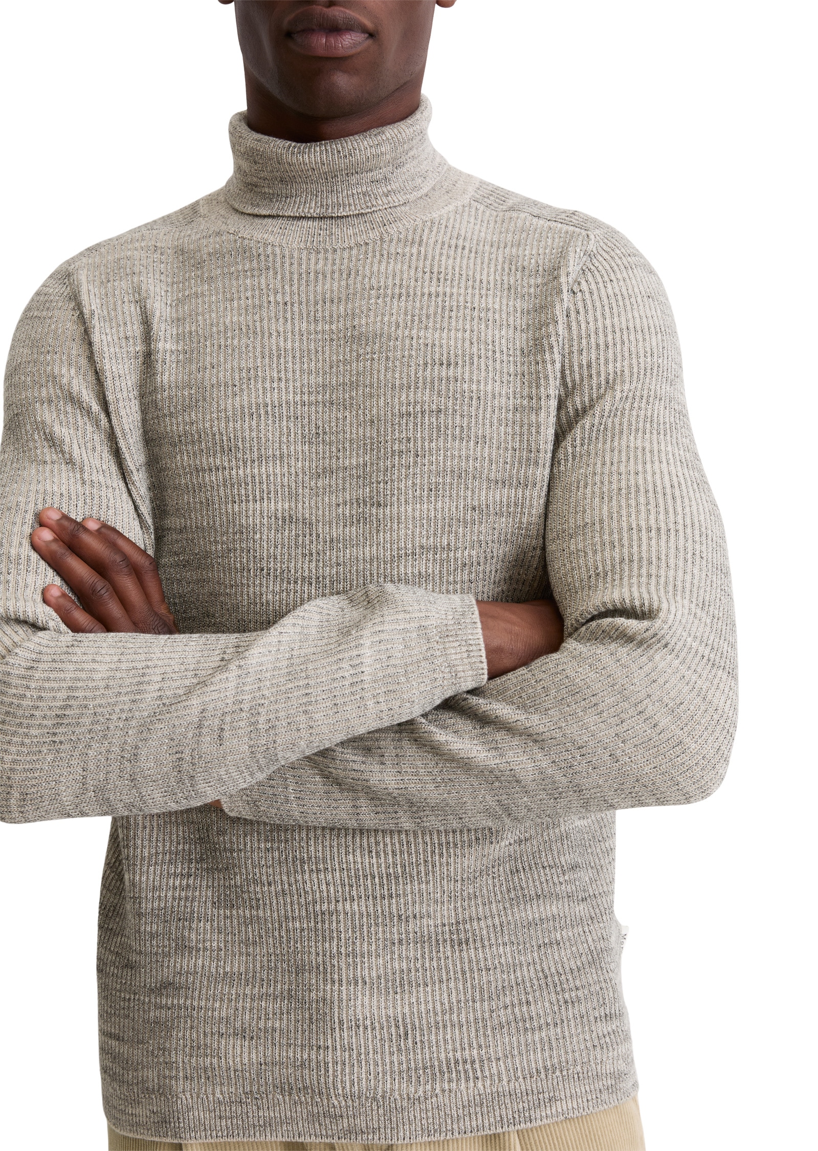 Marc O'Polo Strickpullover »aus Baumwoll-Schurwoll-Mix«