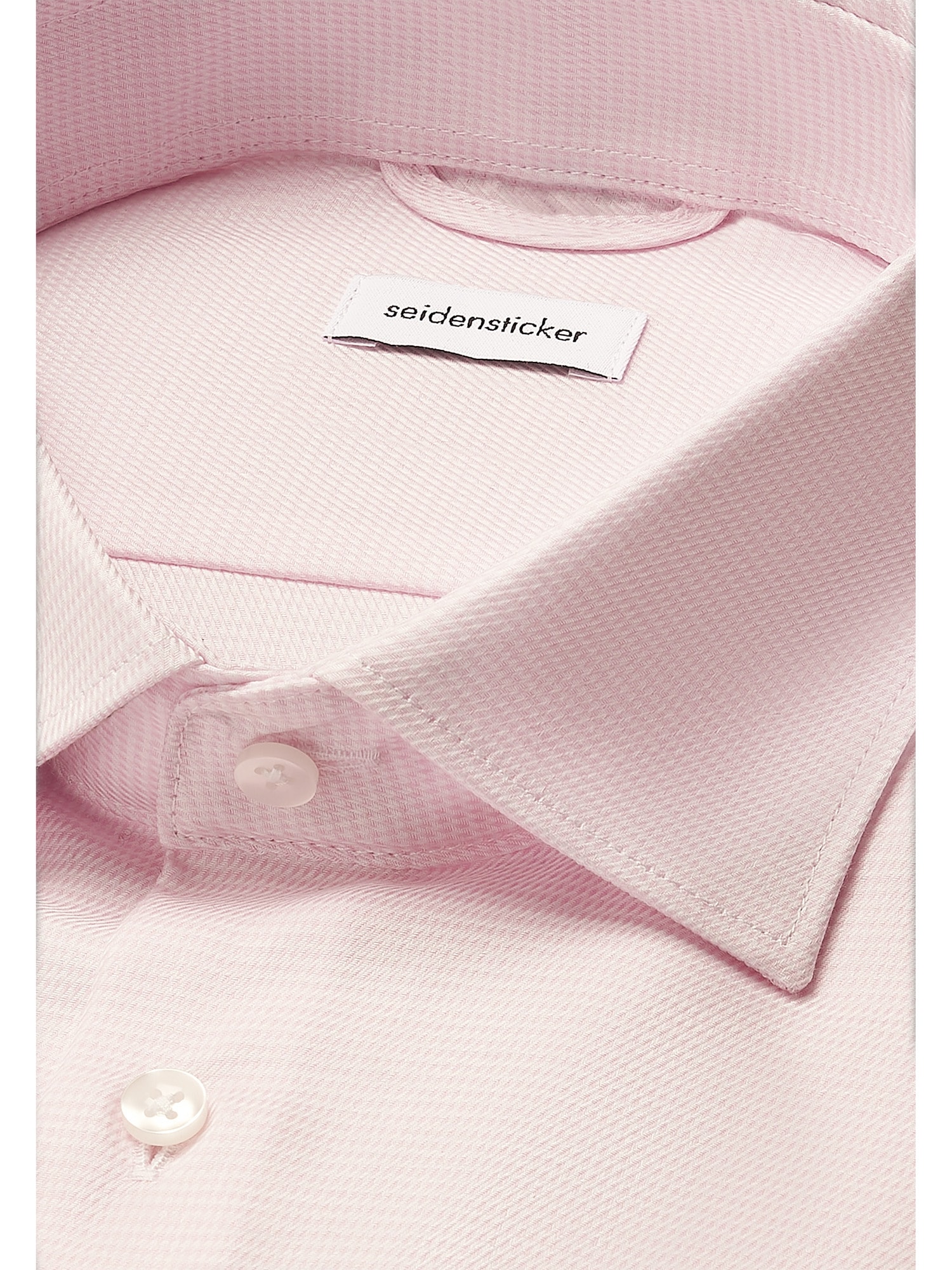 seidensticker Businesshemd »Schwarze Rose« Slim 1/1 Kentkragen Struktur