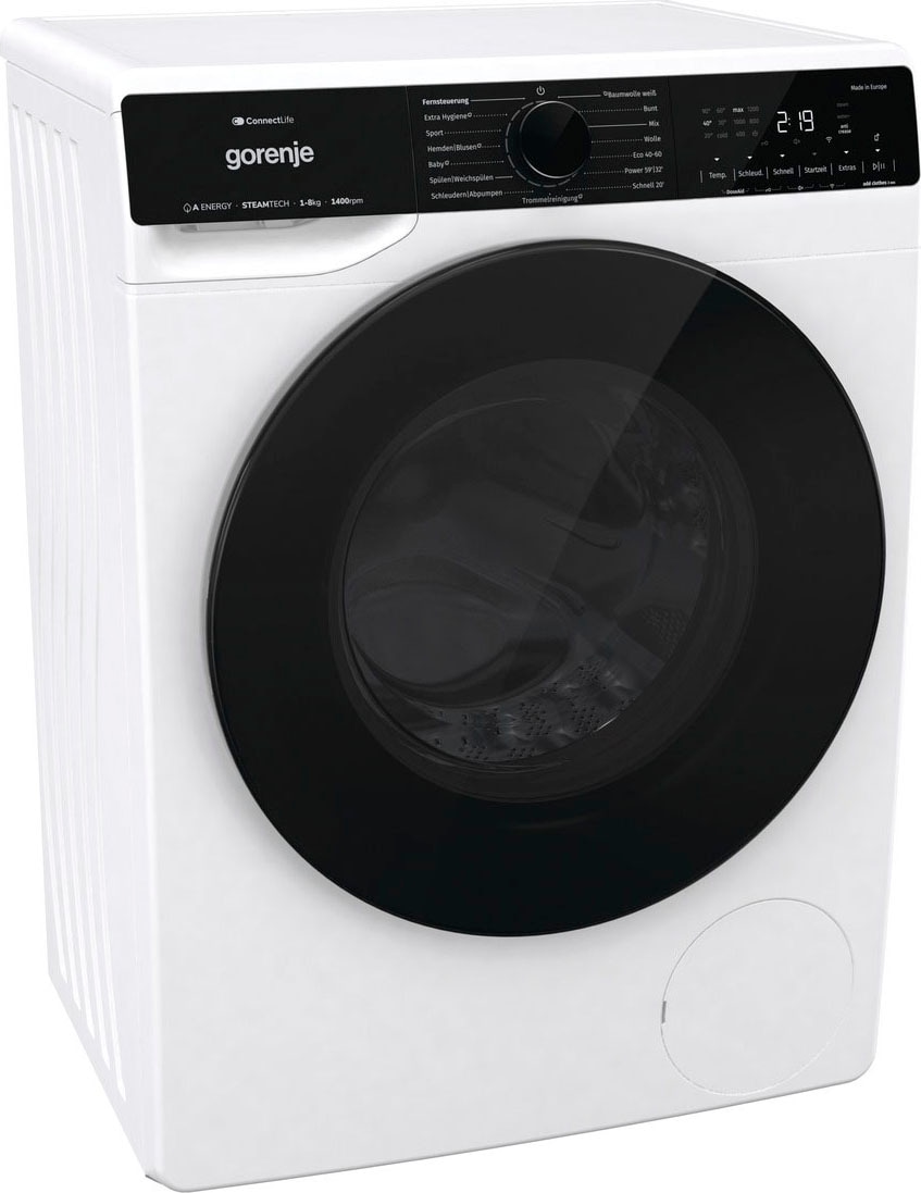 GORENJE Waschmaschine "WPNA 84 SATSWIFI", 8 kg, 1400 U/min, SlimLine - nur 46,5 cm tief