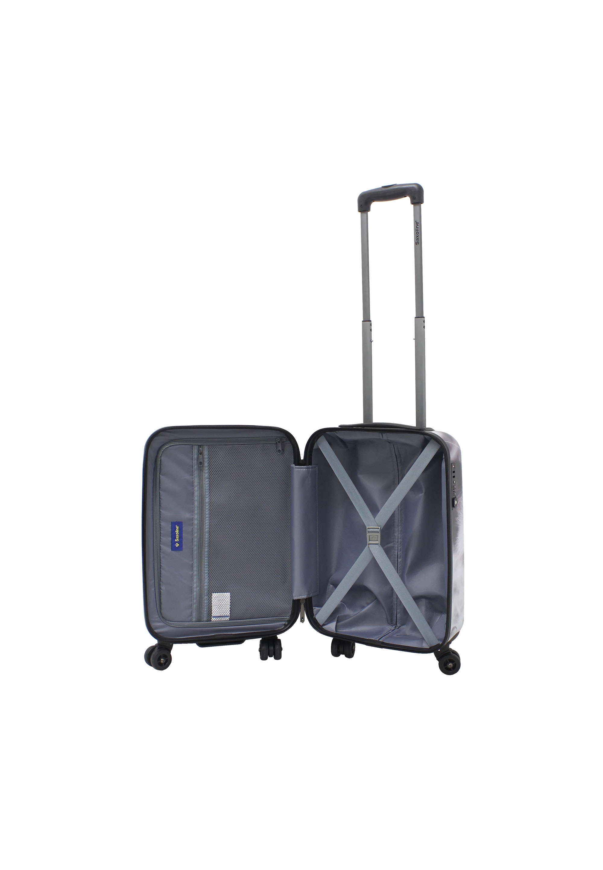 Saxoline® Koffer »White Cat« mit niedlichem Katzenmotiv