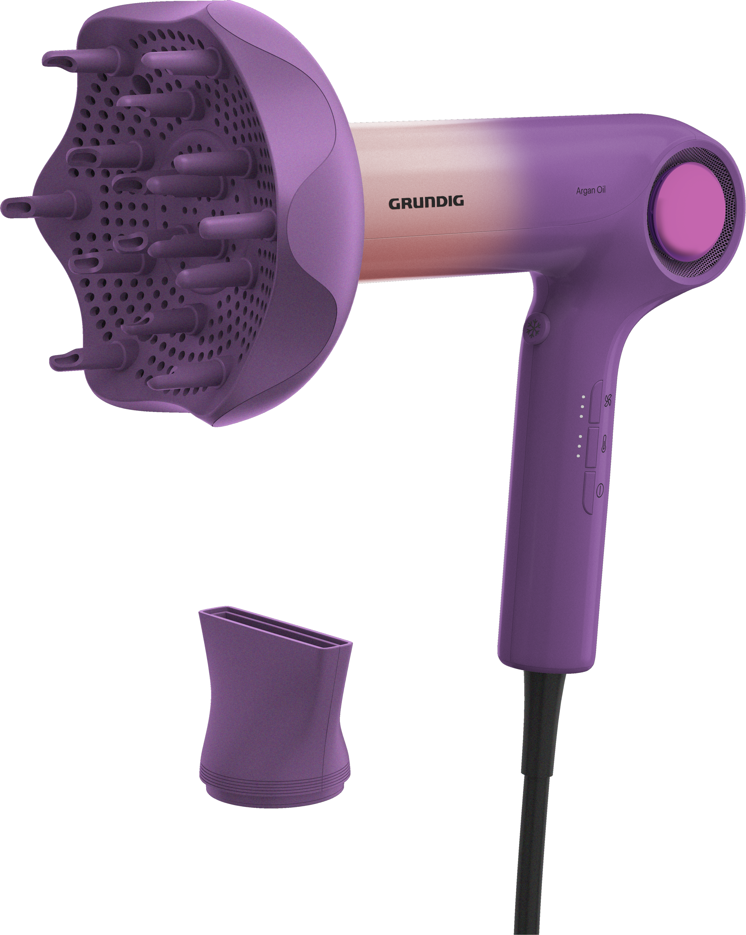 Grundig Haartrockner »HD 9480« 1.600 W Ionen Funktion, 3 Temperatur- und 3 Luftstromstufen