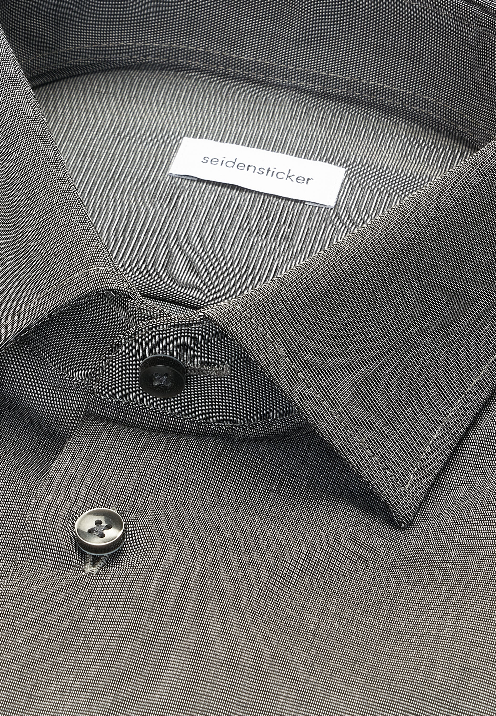 seidensticker Businesshemd »Schwarze Rose« Shaped 1/1 Extra lang Kentkragen Uni