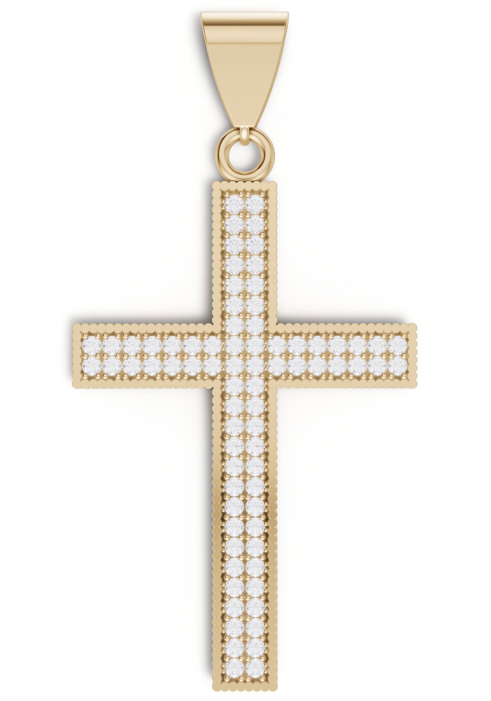 Firetti Kreuzanhänger mit für BAUR Kreuz«, | Zirkonia Geschenk, »Schmuck (synth.) ▷