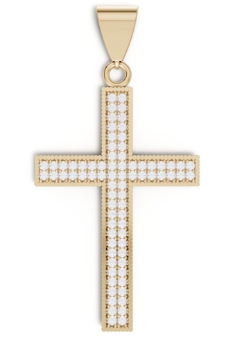 Kreuzanhänger »Schmuck Geschenk Gold 375 Halsschmuck Anhänger Halskette Kreuz«