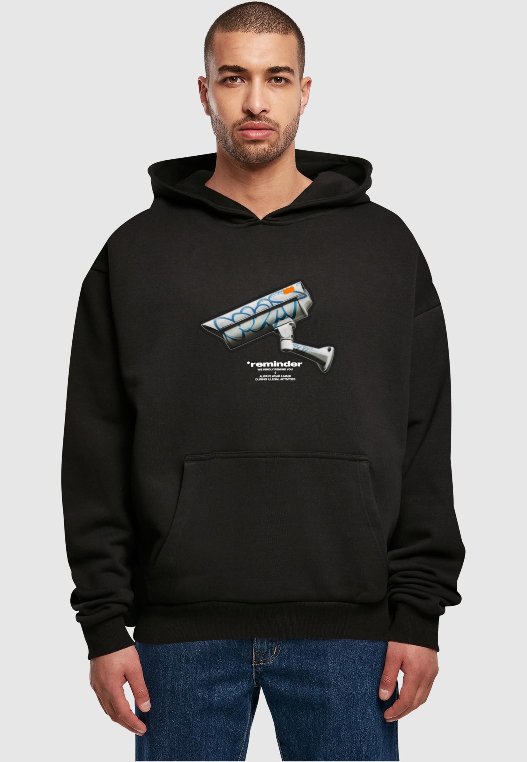 Upscale by Mister Tee Sweatshirt »Upscale by Mister Tee Herren CCTV Ultraheavy Oversize Hoodie«, (1 tlg.)