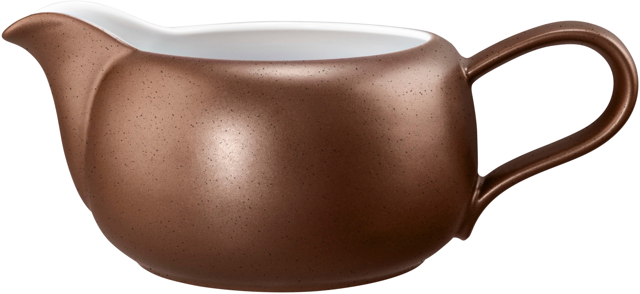 Seltmann Weiden Sauciere "Liberty Bronze" 1 aus Porzellan Soßenschale, Kännchen