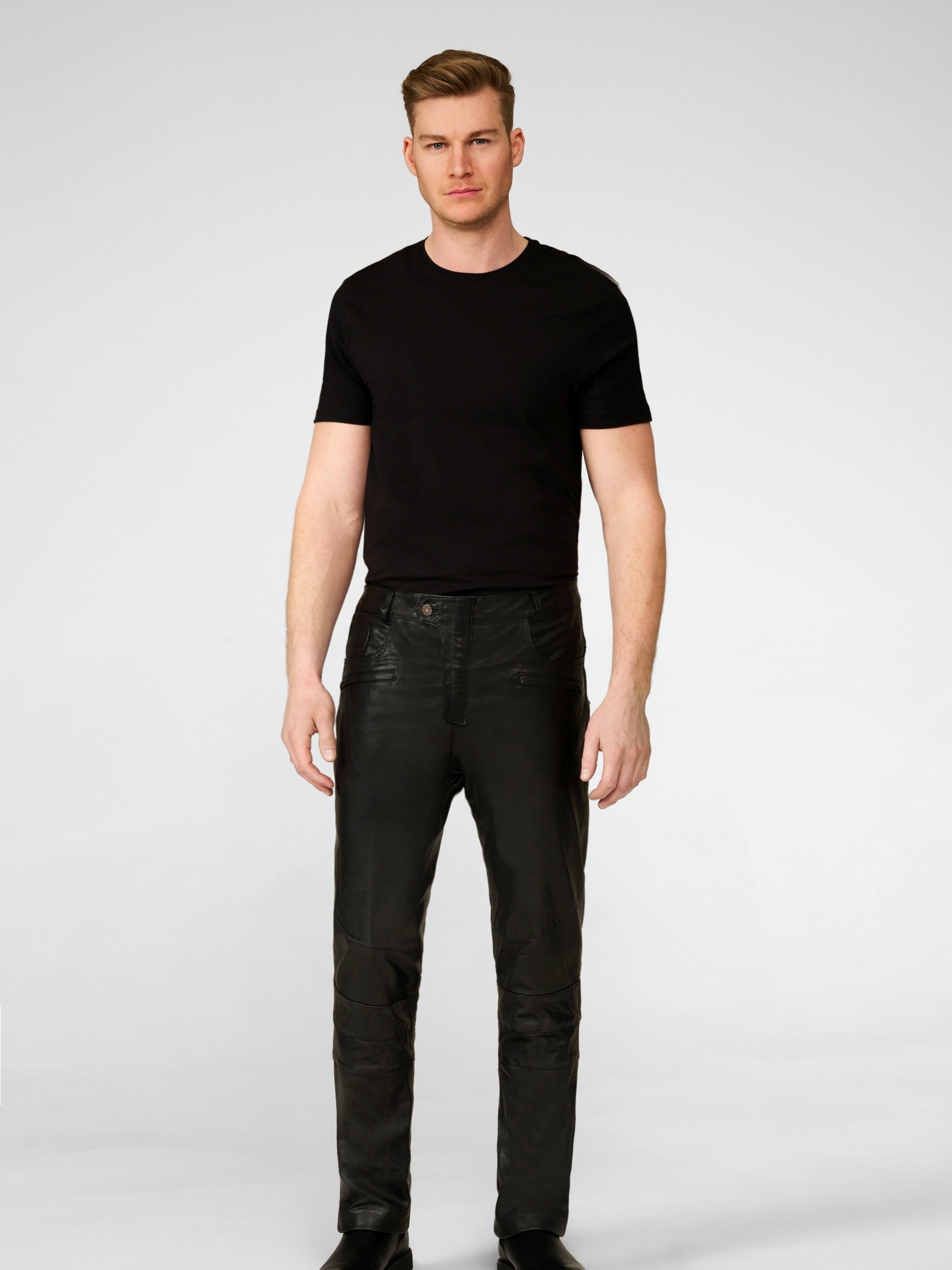 RICANO Lederhose »Lederhose Franklin 2«  Handgefertigt aus echtem Leder