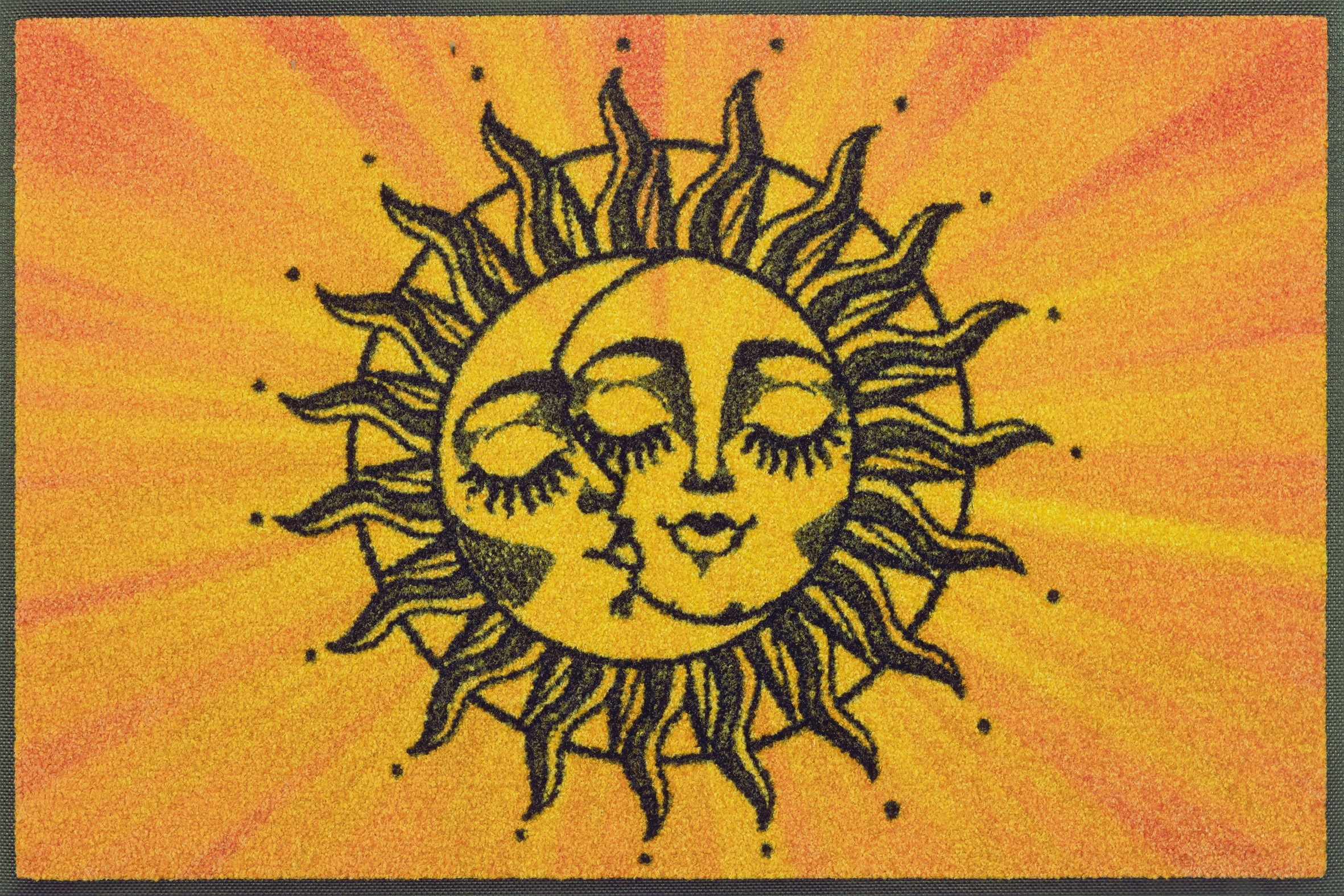 wash+dry by Kleen-Tex Fußmatte "Kiss the sun" rechteckig 7 mm Höhe günstig online kaufen