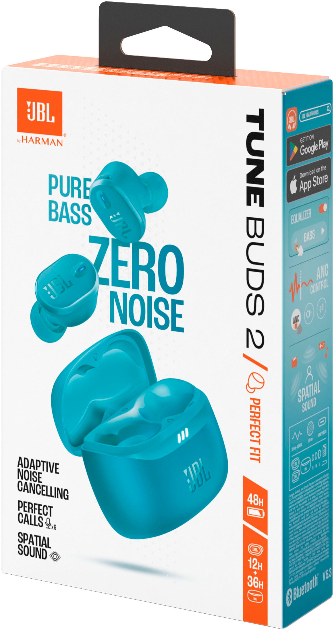 JBL wireless In-Ear-Kopfhörer »TUNE BUDS 2«, A2DP Bluetooth, Adaptive Noise-Cancelling
