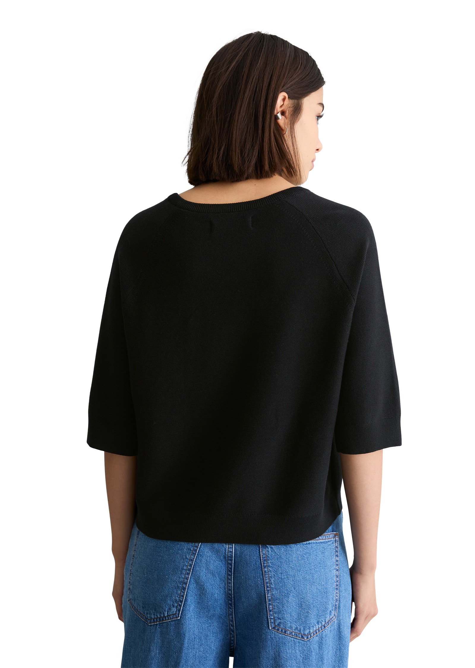 Thumbnail - Marc OPolo DENIM Strickpullover "aus kompaktem Baumwollgarn"