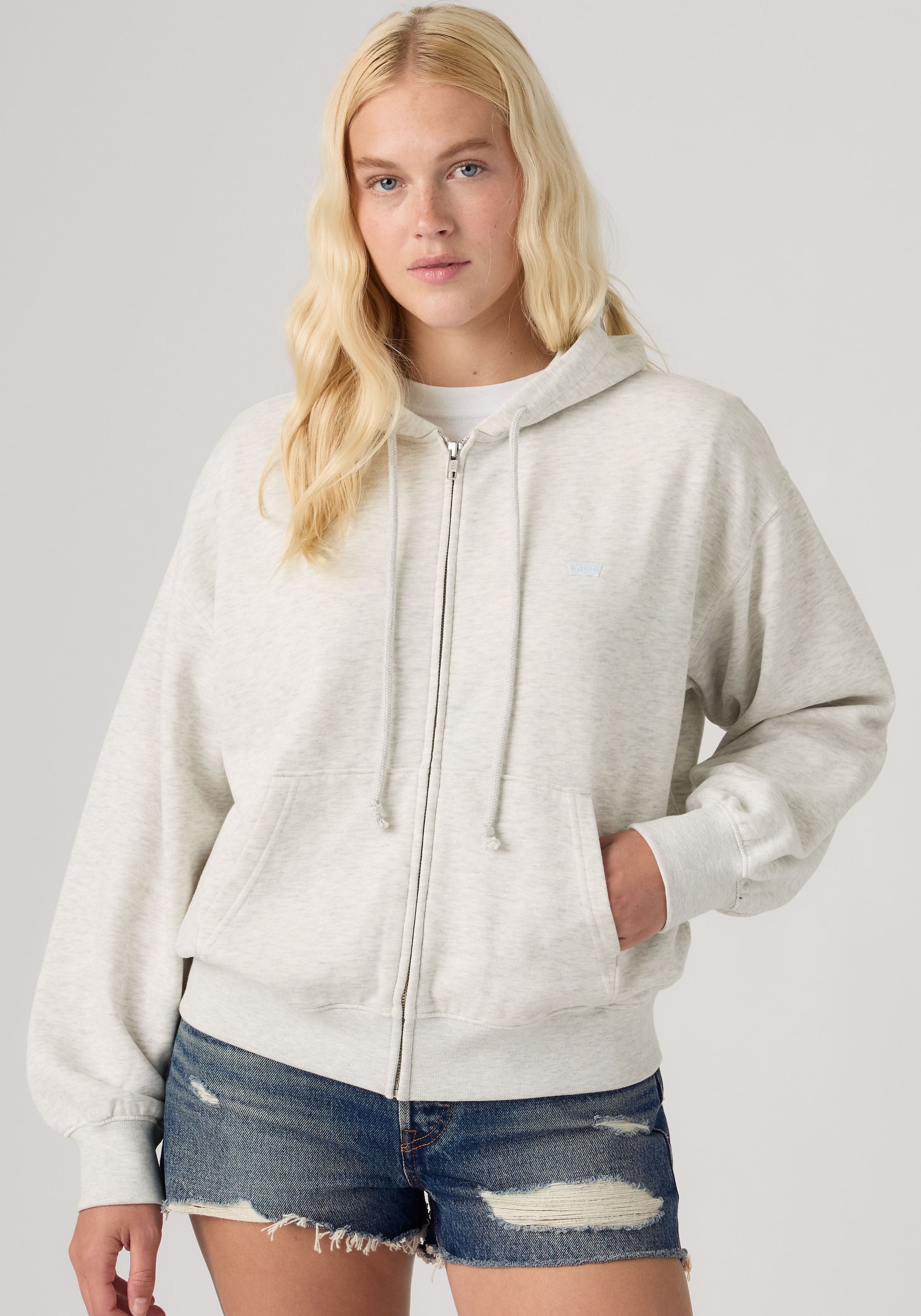 Levis Hoodie "EVERYDAY FULL ZIP HOODIE SWEATSHIRT", mit Logo Stickerei