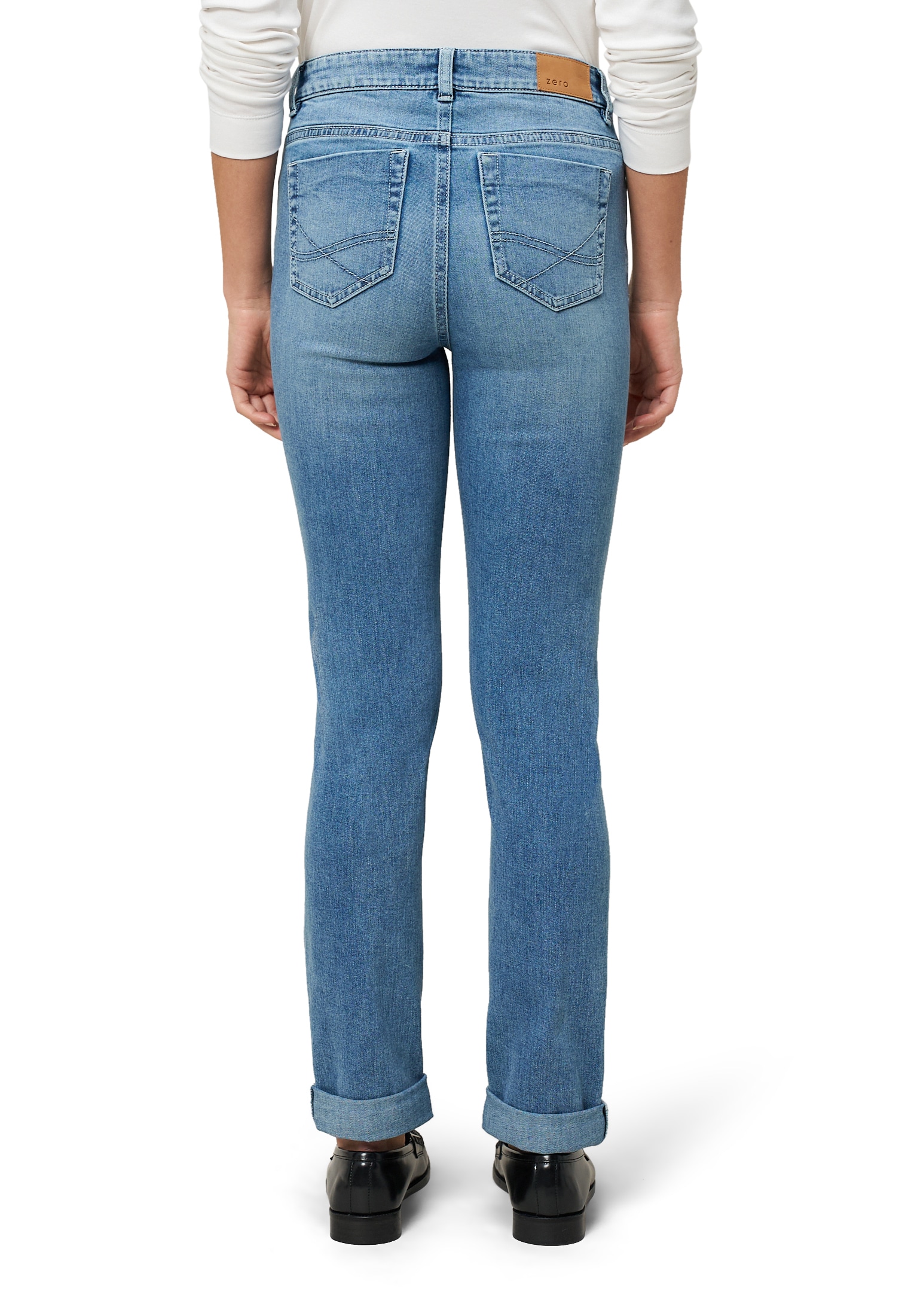 Zero Slim-fit-Jeans »Damen Style Orlando schmales Bein 32 Inch«
