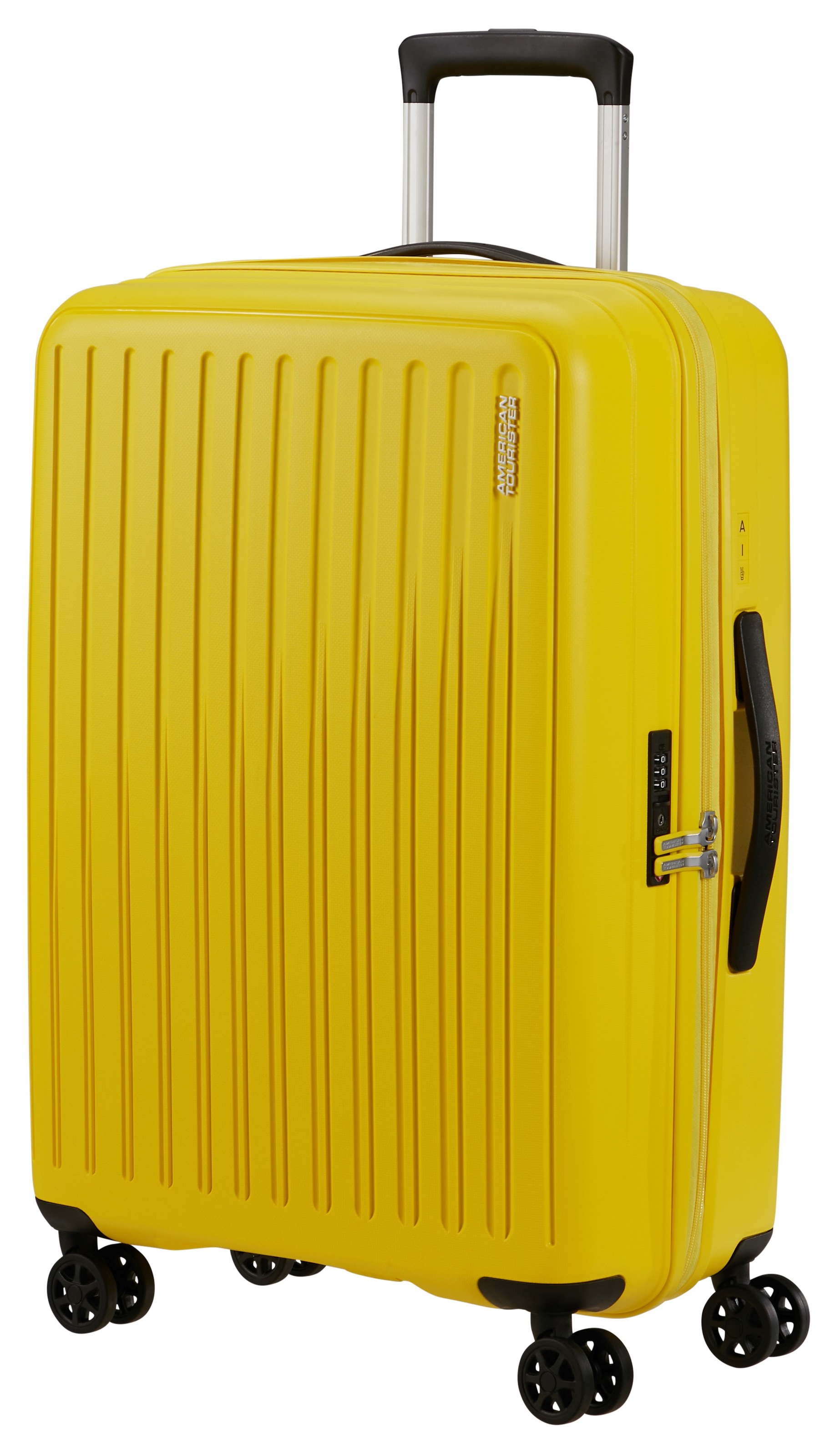 American Tourister® Hartschalen-Trolley »REJOY, verschiedene Größen und Farben«, 4 Rollen, Hartschalen-Koffer personalisierbar versenktes TSA-Schloss