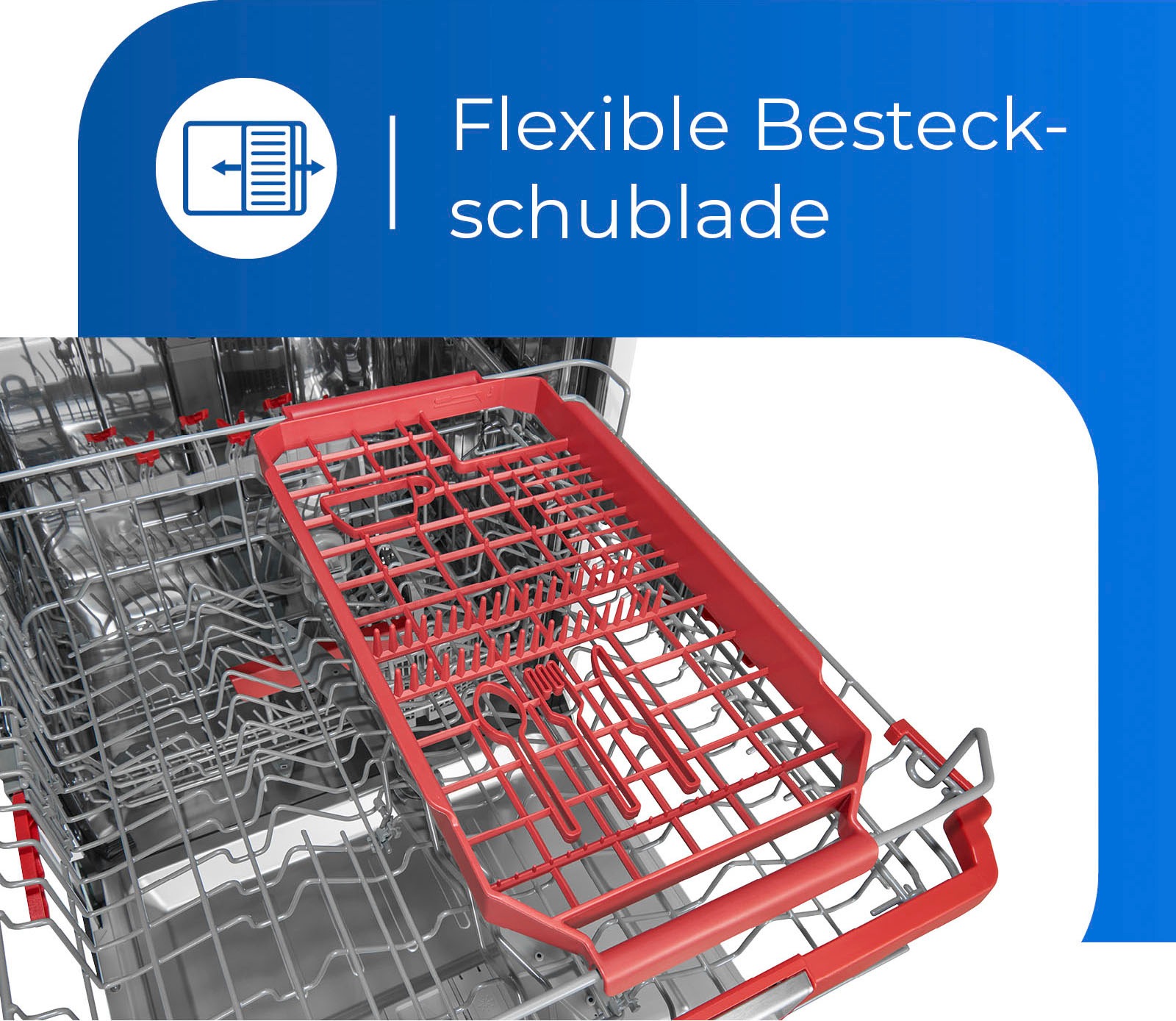 Maßgedecke exquisit GSP9614-030B, Standgeschirrspüler 14 BAUR | »GSP9614-030B«,