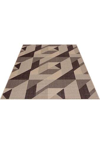 Home affaire Teppich »Borfin«, rechteckig, mit geometrischem Muster, schmutzabweisend,... kaufen
