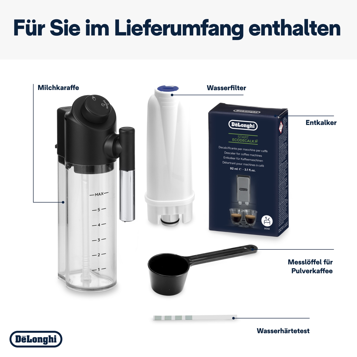 De'Longhi Kaffeevollautomat »Magnifica Evo Next ECAM310.60.GB« MyLatteFunktion, 3 Benutzerprofile, LatteCrema Milchsystem, 10 Rezepte