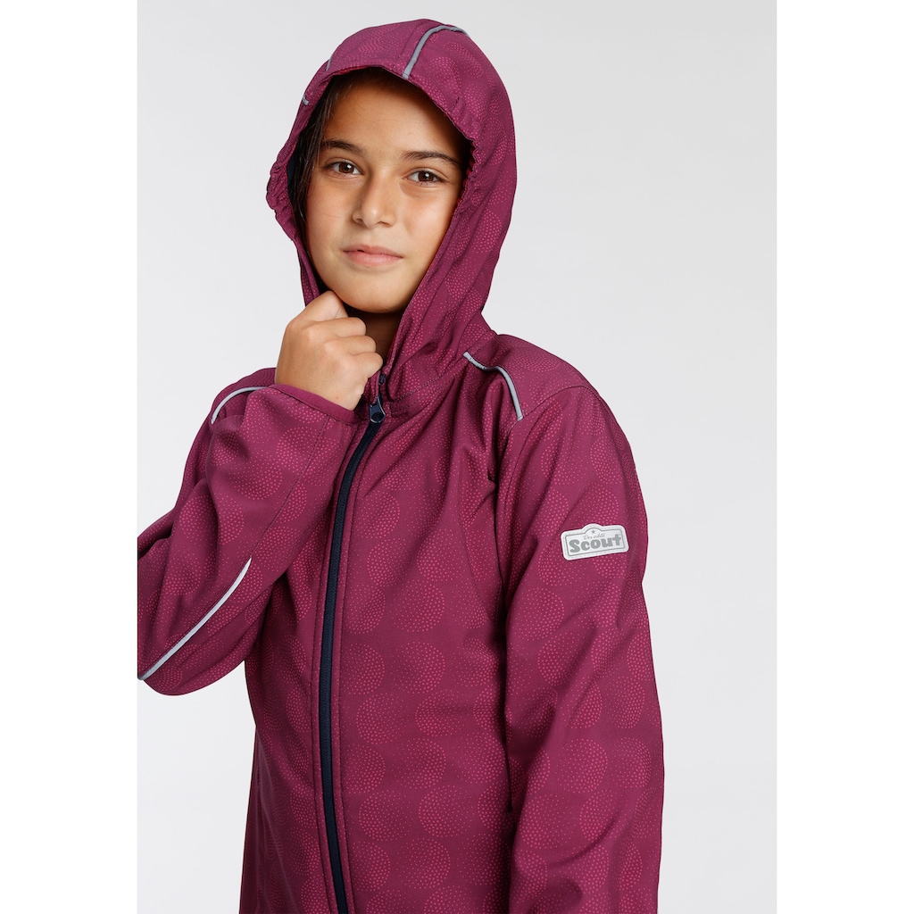 Scout Softshelljacke »SHIMMER«, mit Kapuze