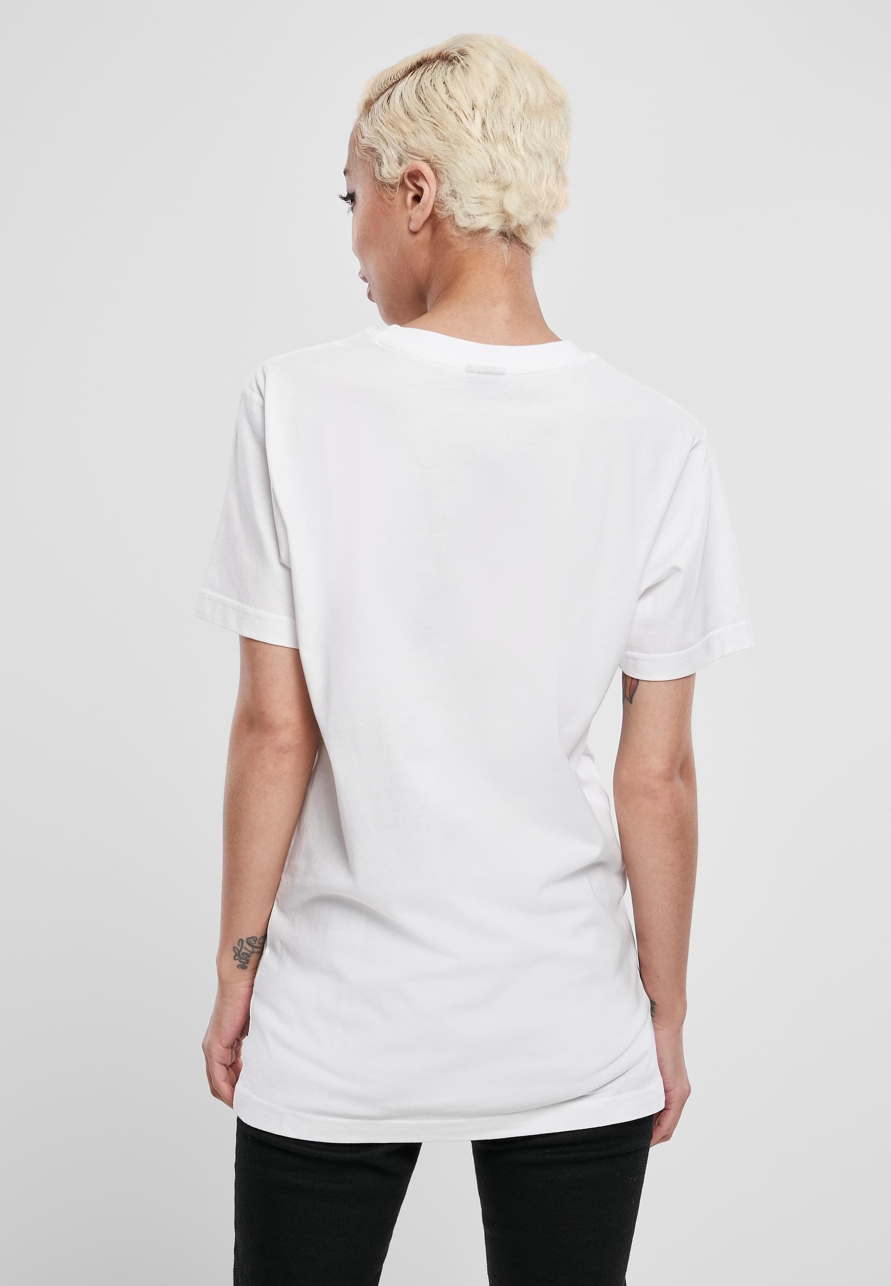 MisterTee Kurzarmshirt »MisterTee Damen Ladies One Line Tee«, (1 tlg.)