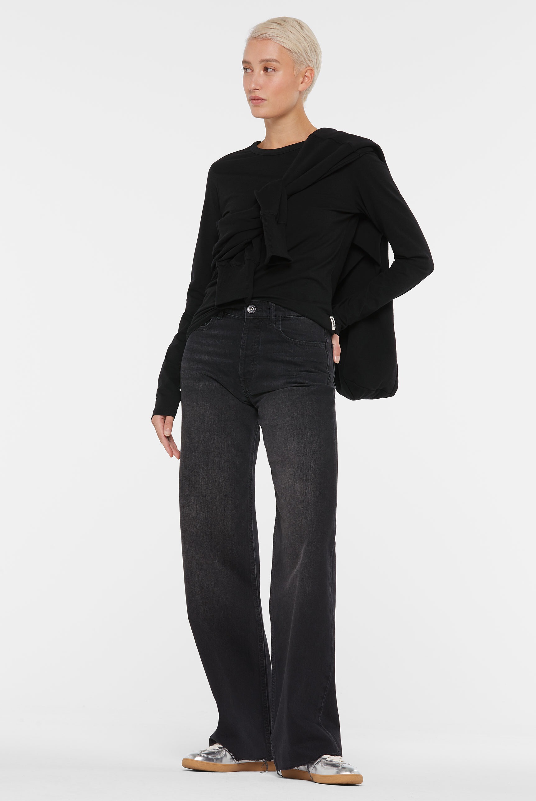 SENSES.THE LABEL Rundhalsshirt, mit Baumwolle