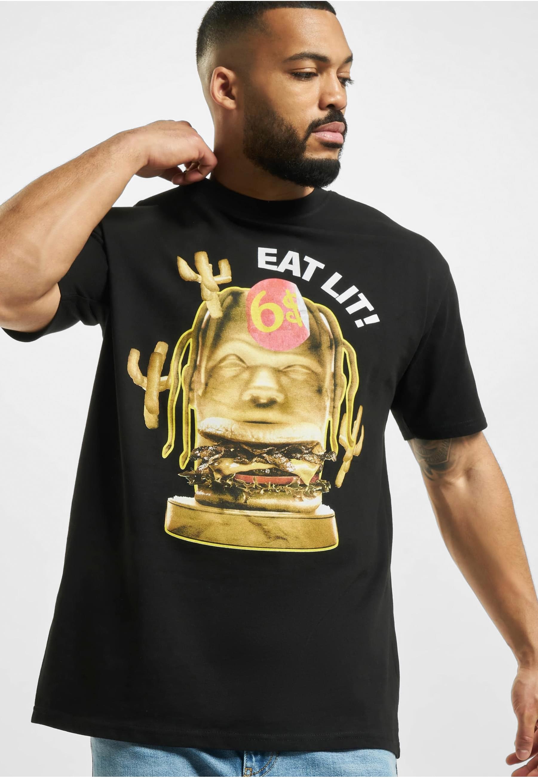 MisterTee T-Shirt »MisterTee Unisex Eat Lit Oversize Tee«, (1 tlg.)