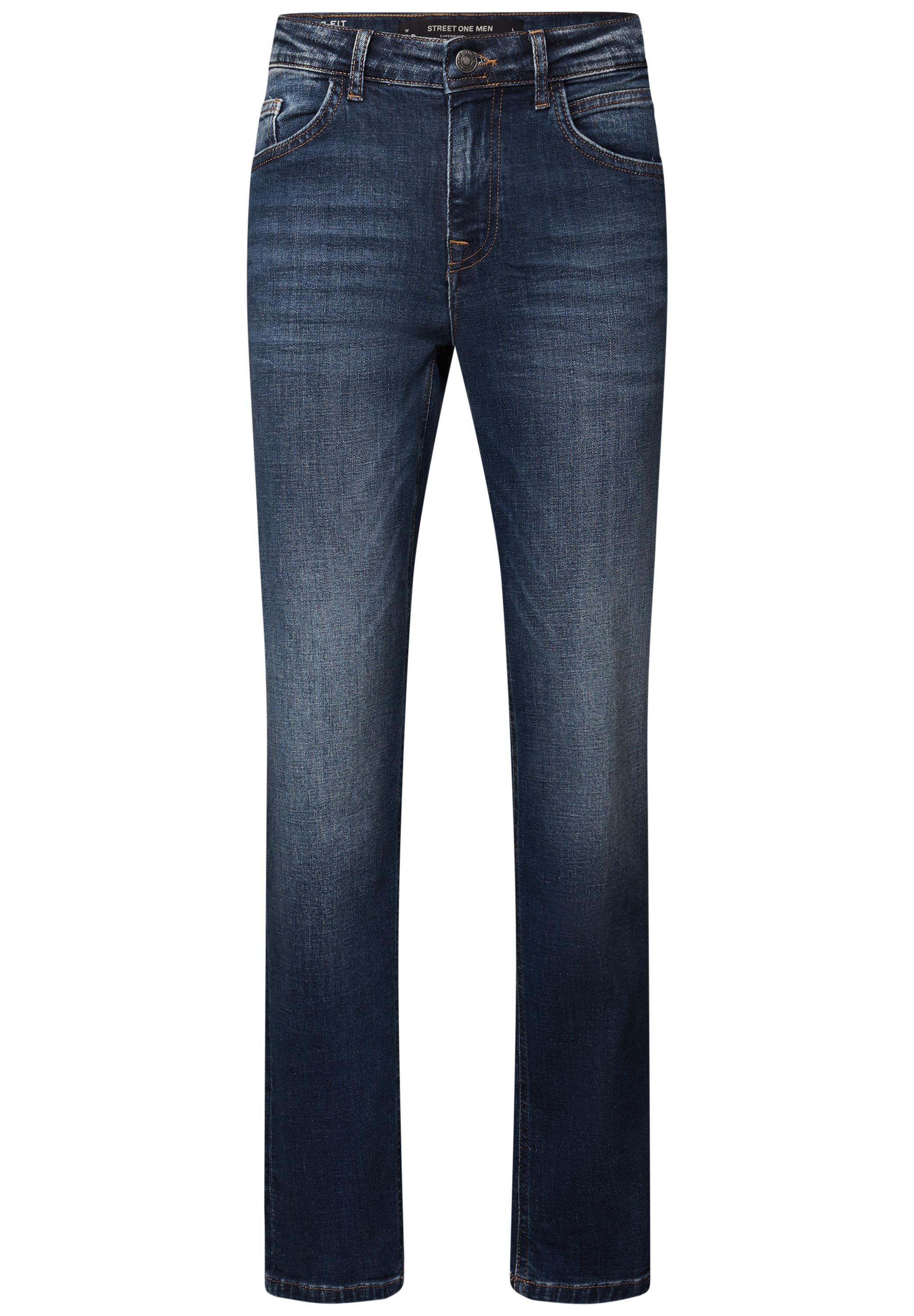 STREET ONE MEN Regular-fit-Jeans, aus Baumwolle mit Stretchanteil