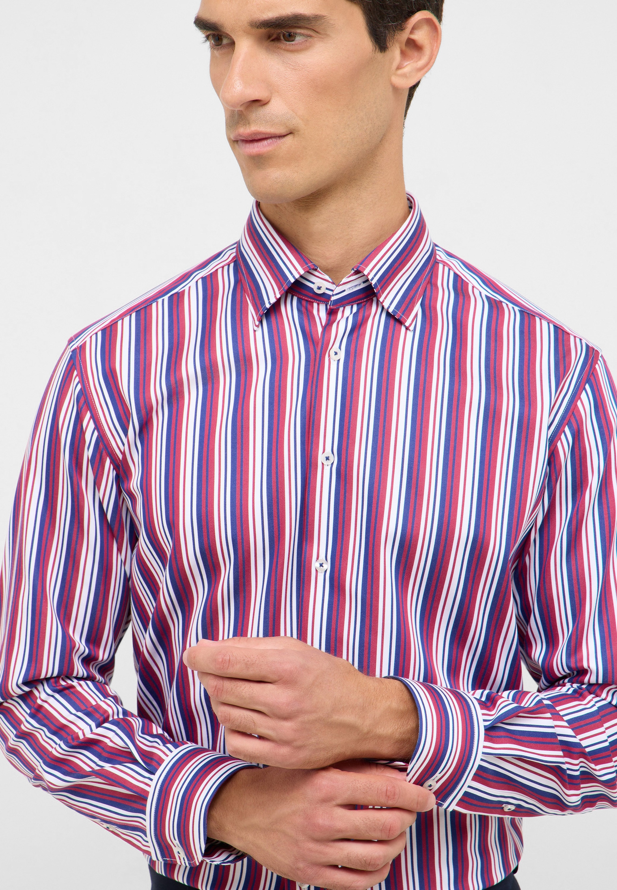 Eterna Langarmhemd »MODERN FIT« NON IRON (bügelfrei)