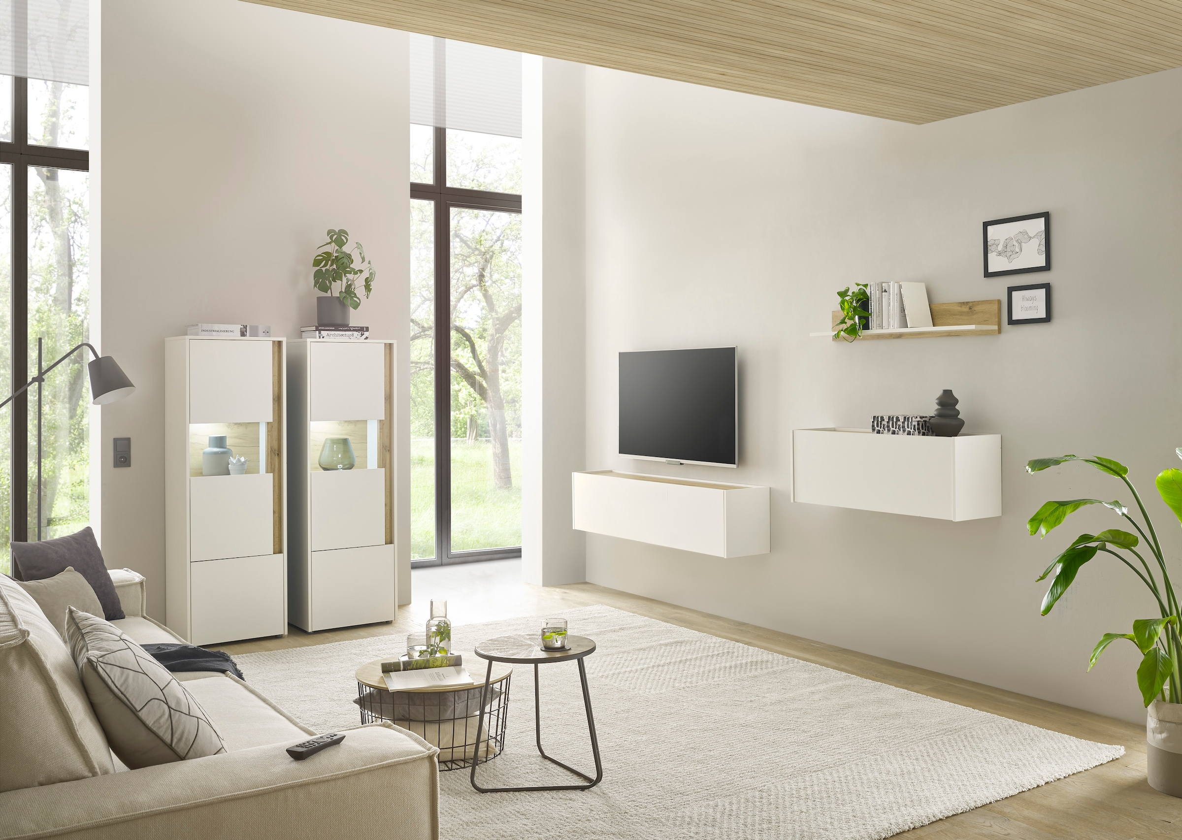 INOSIGN Büromöbel-Set »CiTY/GiRON«, (Set, 5 tlg.), Home Office, mit Wandsekretär