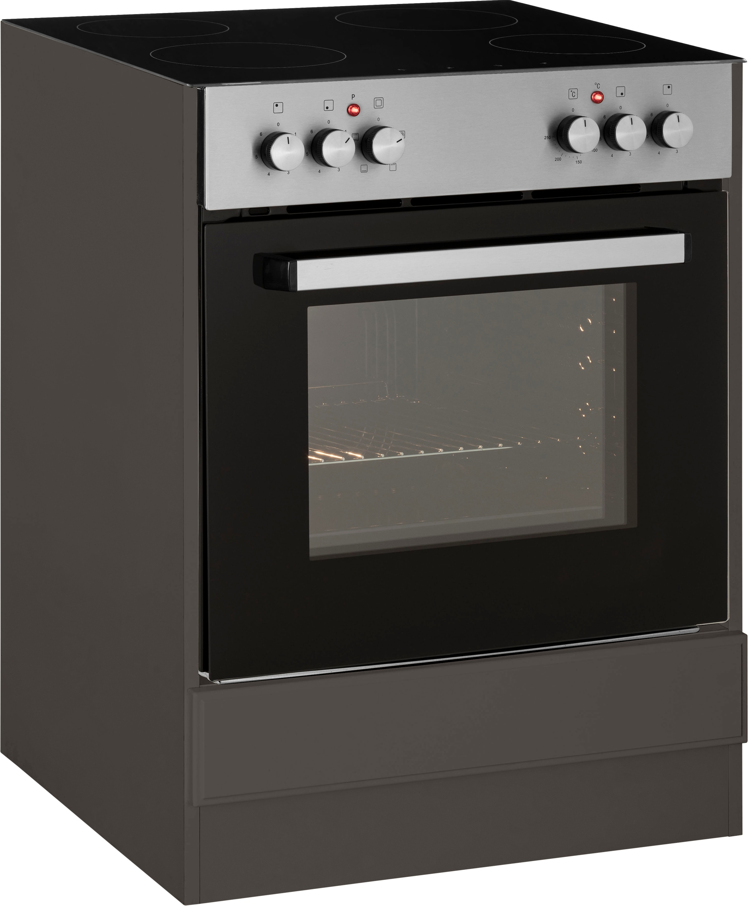 wiho Küchen Herdumbauschrank "Erla, TOPSELLER" 60 cm breit mit Kassettenfro günstig online kaufen