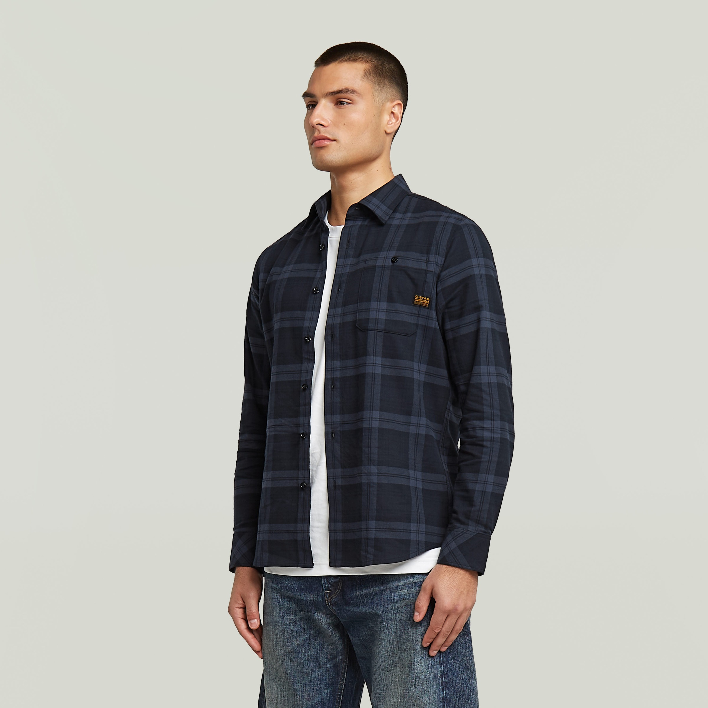 G-STAR Langarmhemd »Bristum 2.0 Slim Shirt«, Slim Fit, in regulärer Länge