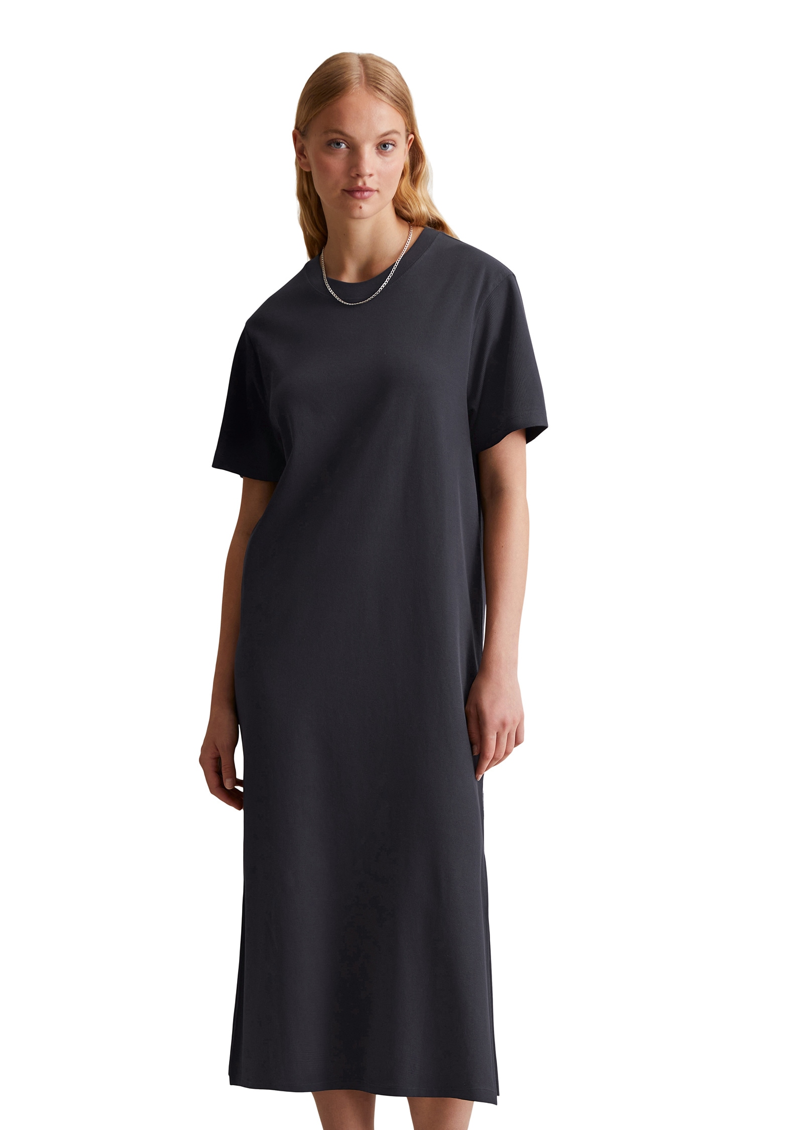 Marc OPolo DENIM Jerseykleid "aus gerippter Bio-Baumwolle" günstig online kaufen