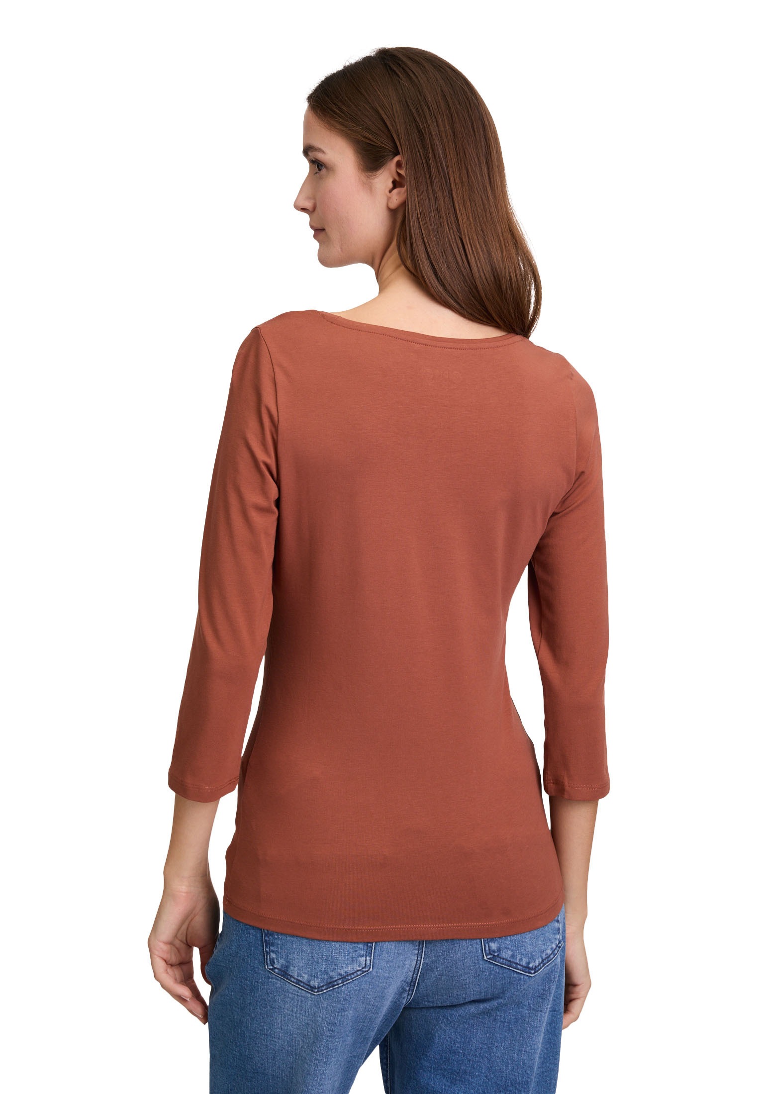 Cartoon 3/4-Arm-Shirt »Cartoon Basic Shirt mit Rundhalsausschnitt«, (1 tlg.), Form