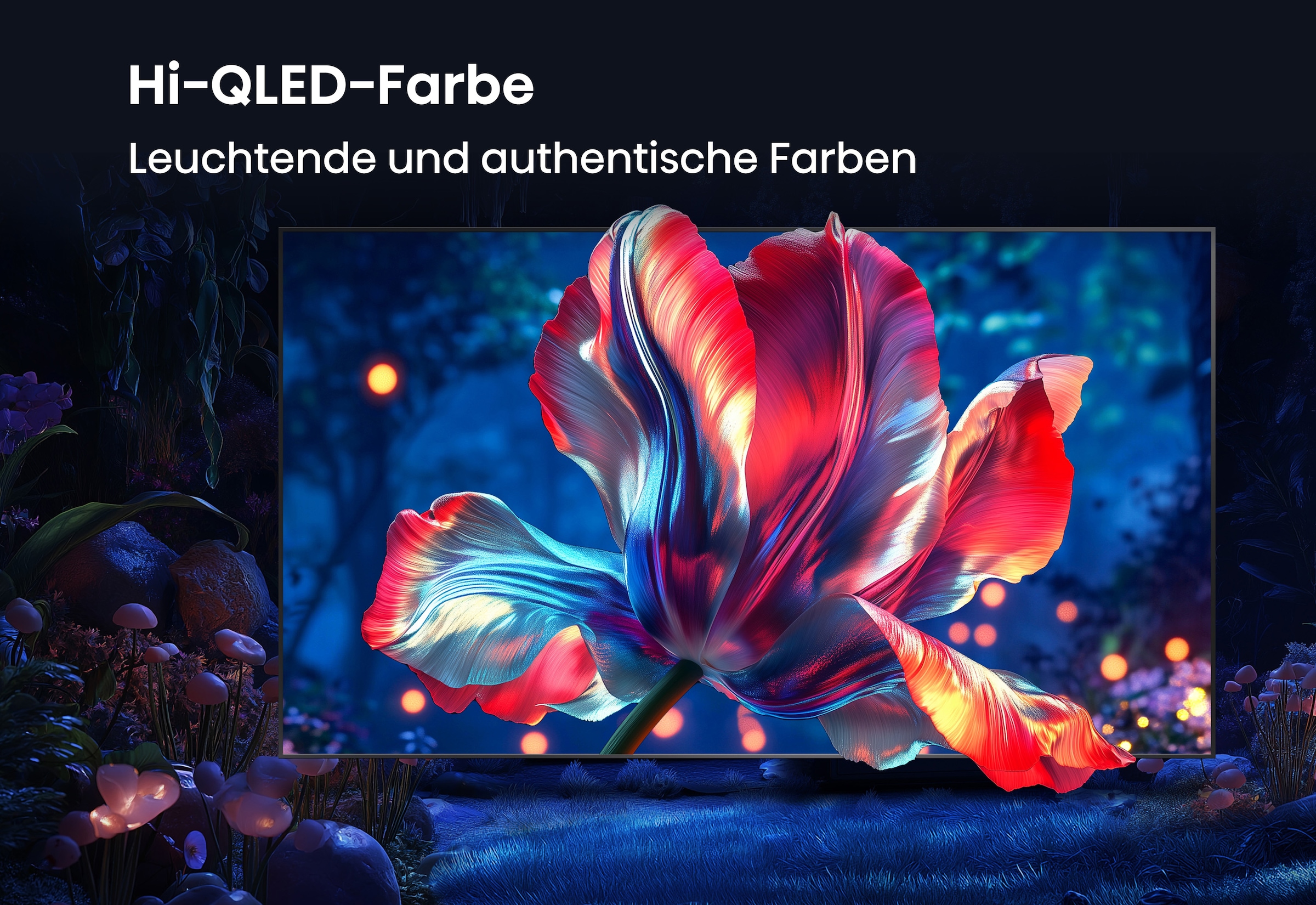 Hisense QLED-Fernseher »85E7S PRO« 215 cm/85 ″ Smart-TV