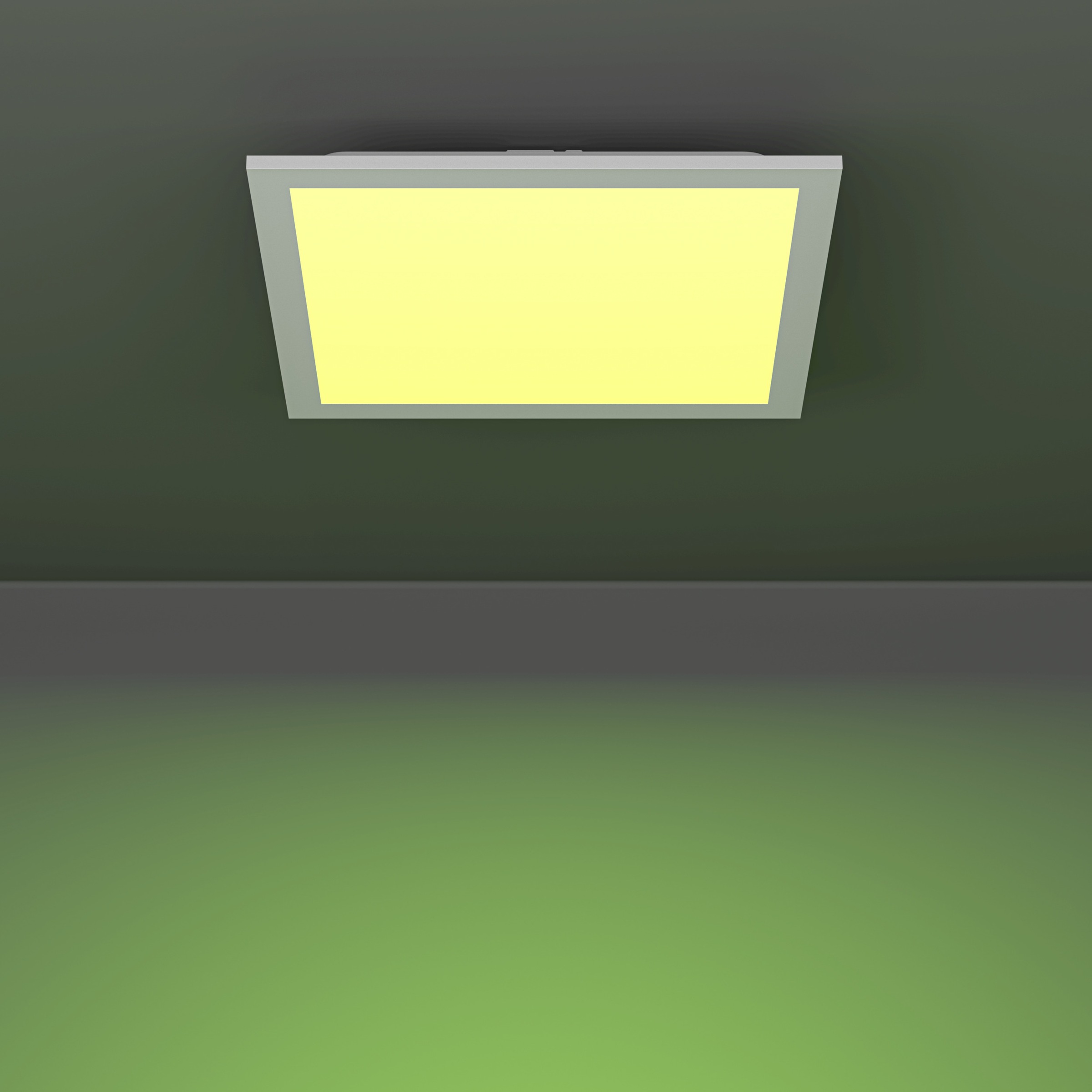 EGLO Deckenleuchte »MORADILLO-Z Deckenlampe - Stahl - LED - 14W - IP20« LED-Modul 1 Stk. Kaltweiß | Neutralweiß | RGB | Warmweiß Wohzimmerlampe, Esszimmerlampe, Schlafzimmer, L29,5 x B29,5 x H6,1 cm