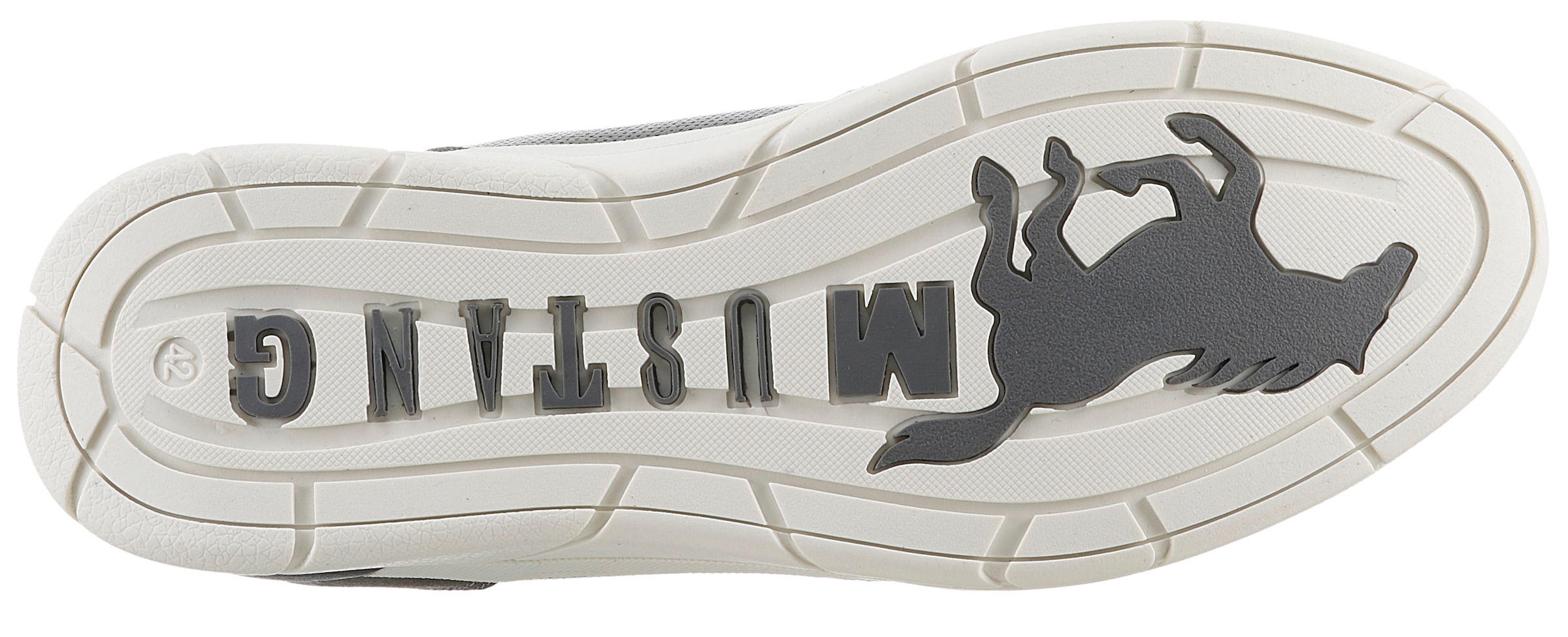 Mustang Shoes Sneaker, mit seitlichem Reißverschluss, Freizeitschuh, Halbschuh, Schnürschuh