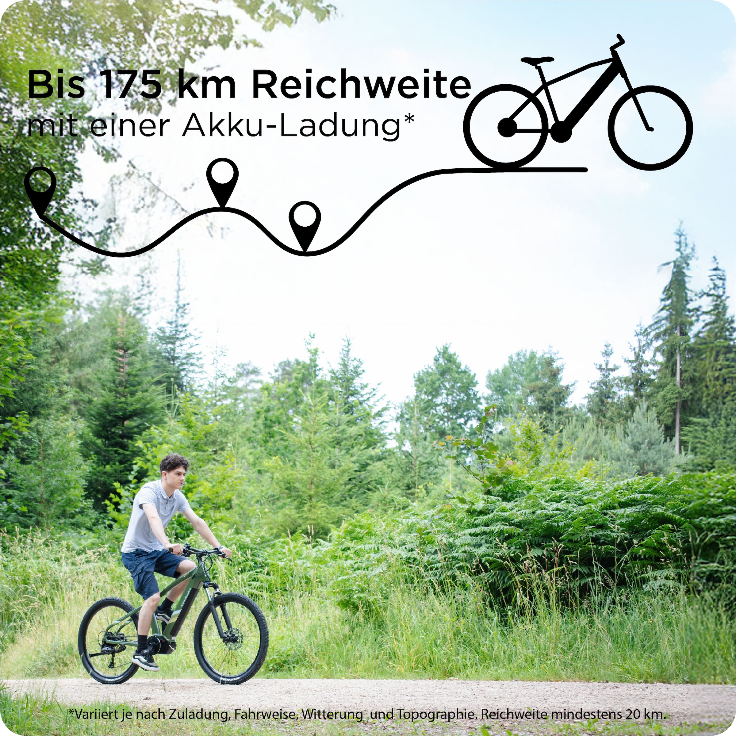 Zündapp »X900« 10 Gang Shimano Cues U6020 SGS Schaltwerk Kettenschaltung Mittelmotor 250 W Pedelec, Elektrofahrrad für Damen und Herren, MTB