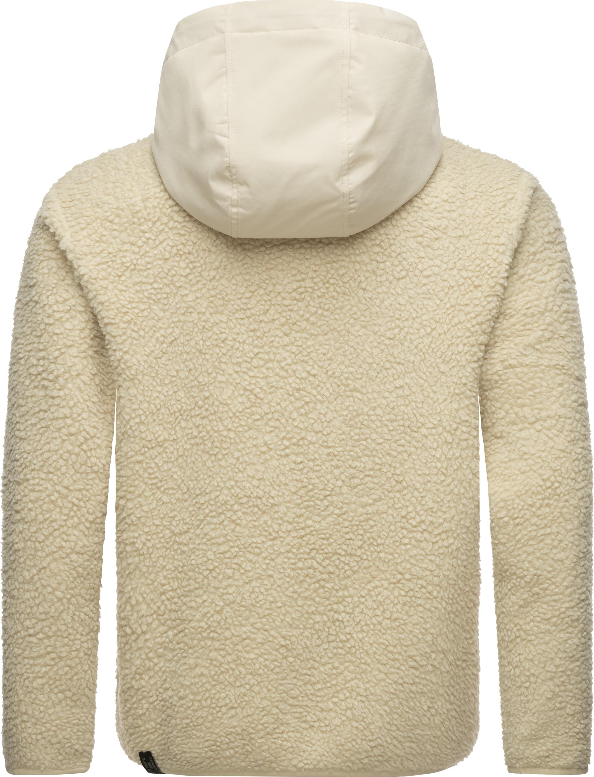 Thumbnail - Ragwear Fleecejacke "Adar" mit Kapuze Angesagte Herren Plüschjacke mit hohem Kragen